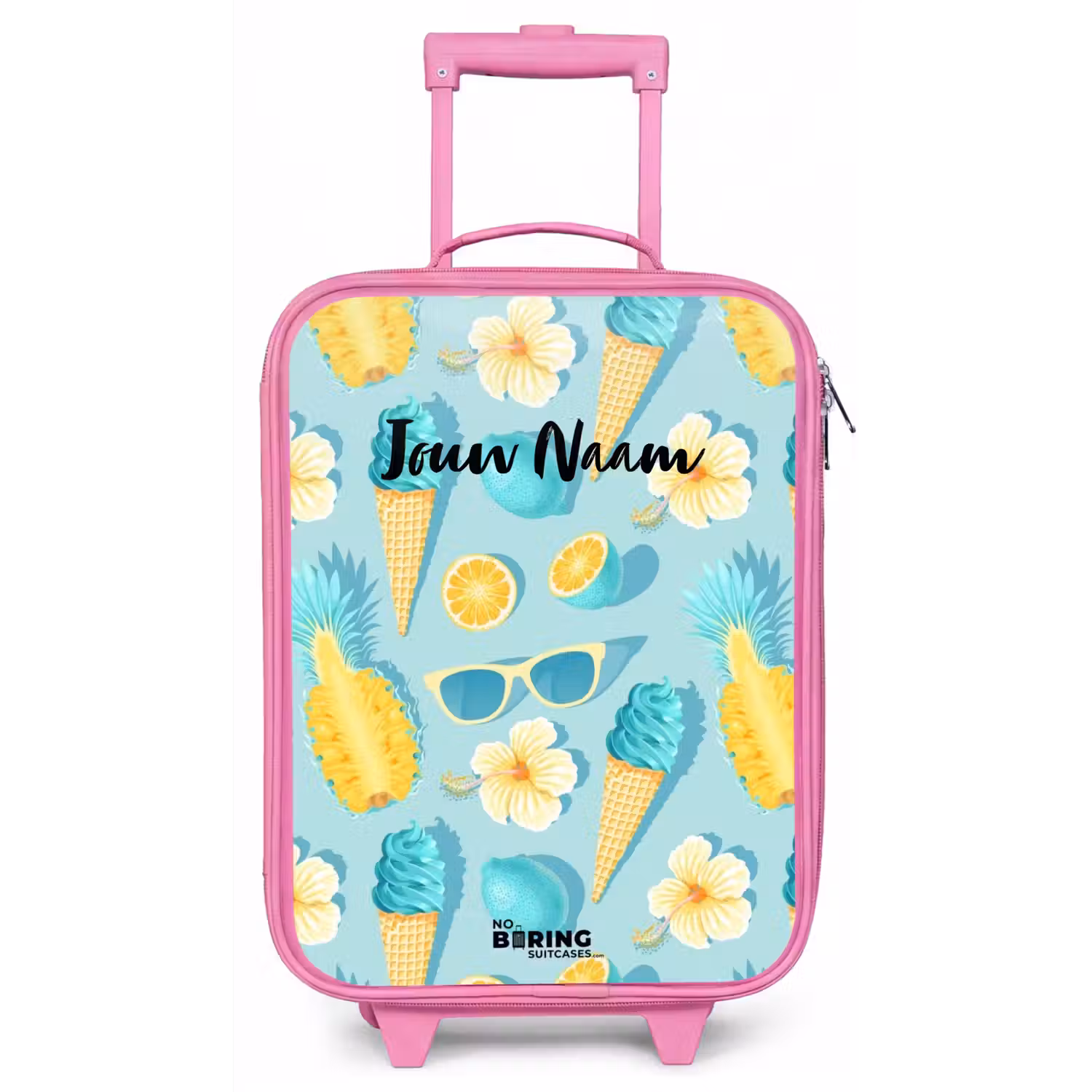 Ibiza icecream Kinderkoffer - Roze klein -zz3dotto