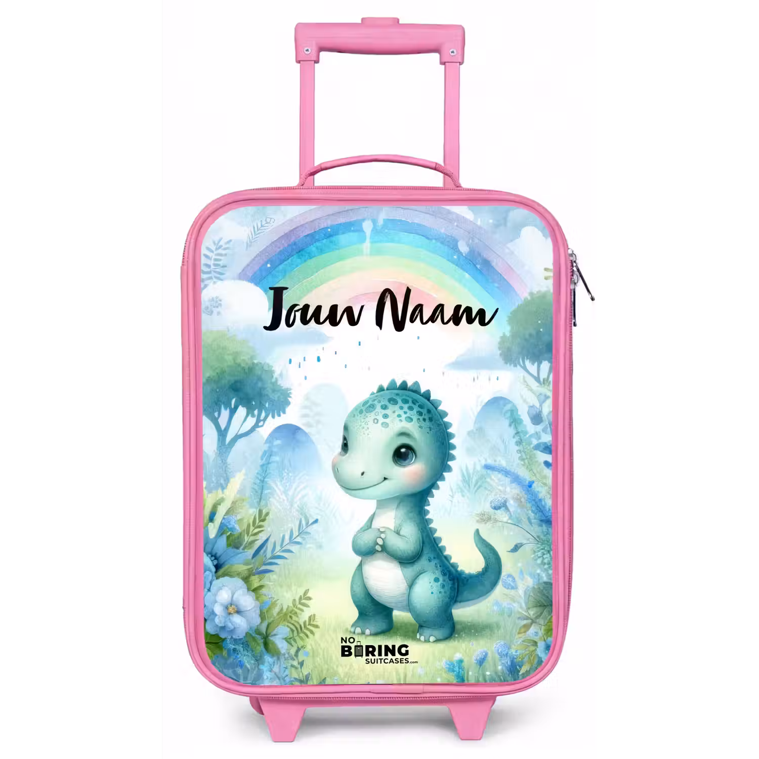 Daantje Dino Kinderkoffer - Roze klein -zz3dotto