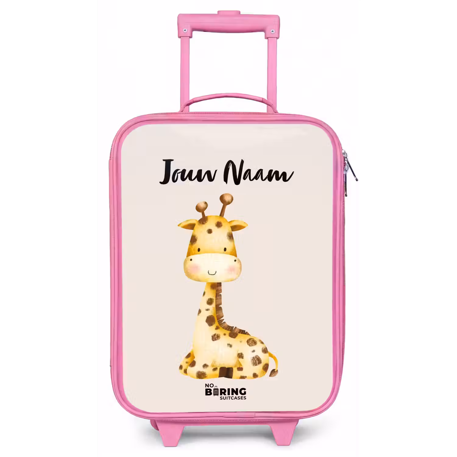 Gigi Giraffe Kinderkoffer - Roze klein -zz3dotto
