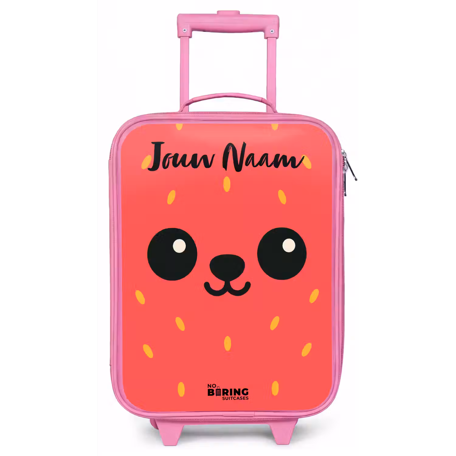 Kawai - Aardbei - Rood Kinderkoffer - Roze klein -zz3dotto