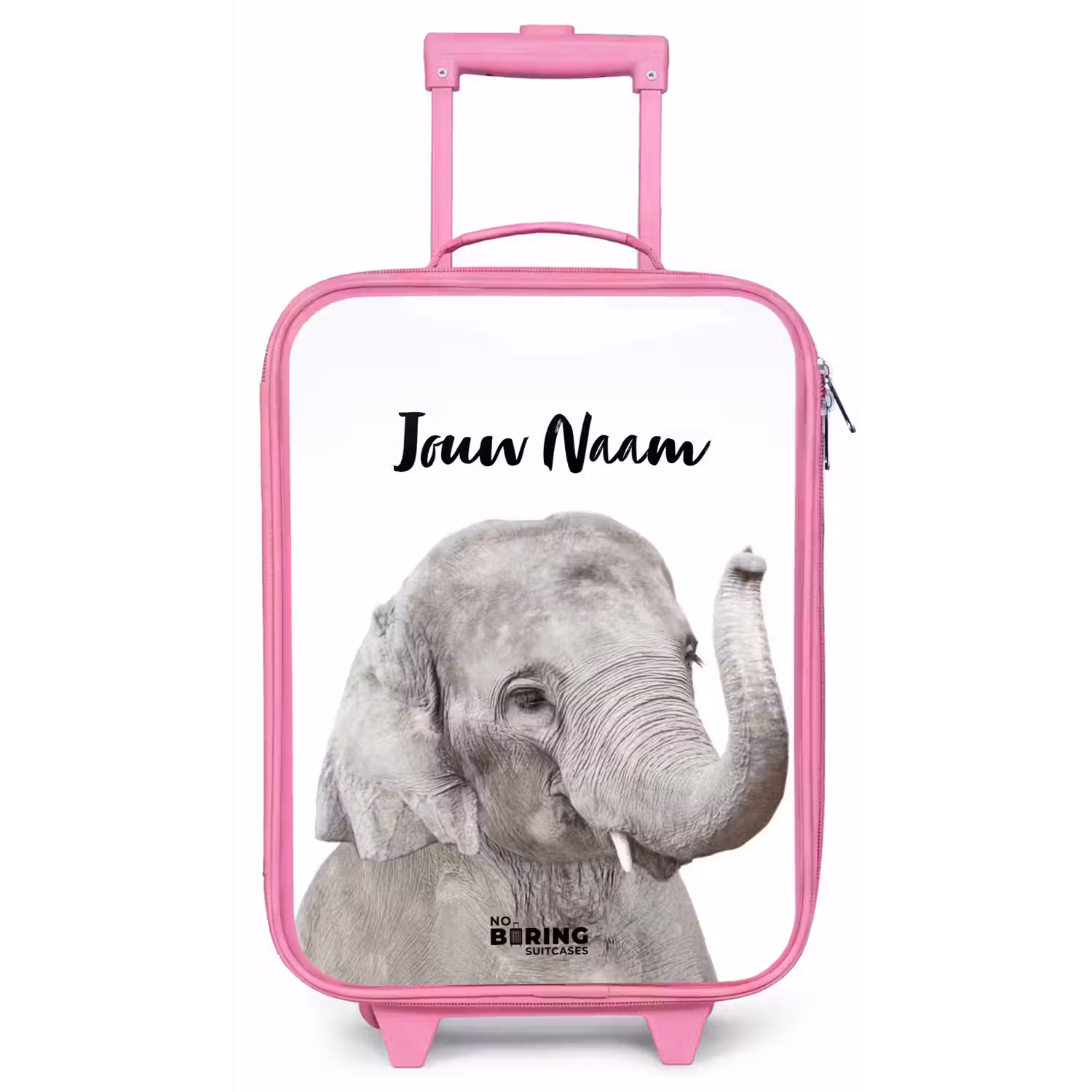 Oscar Olifant Kinderkoffer - Roze klein -zz3dotto