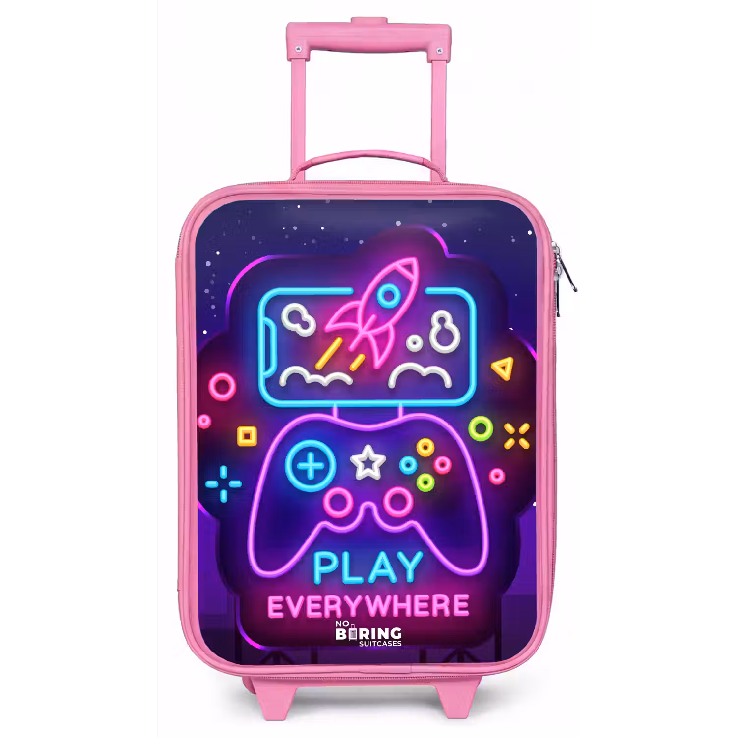 Neonbord met controller Kinderkoffer - Roze klein -zz3dotto