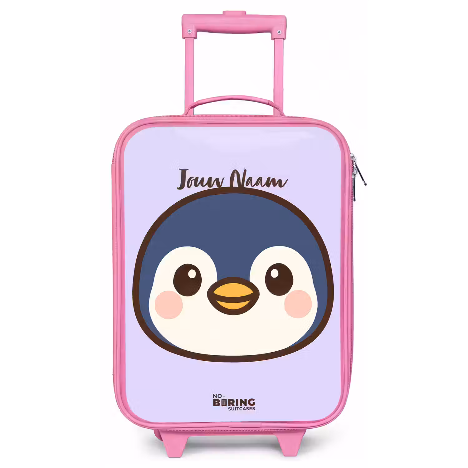 Pinguïn Kinderkoffer - Roze klein -zz3dotto