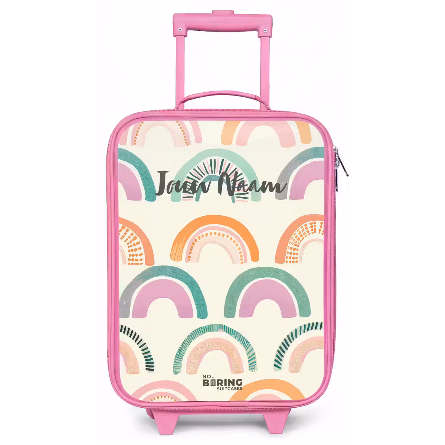 Regenbogen Kinderkoffer - Roze klein -zz3dotto