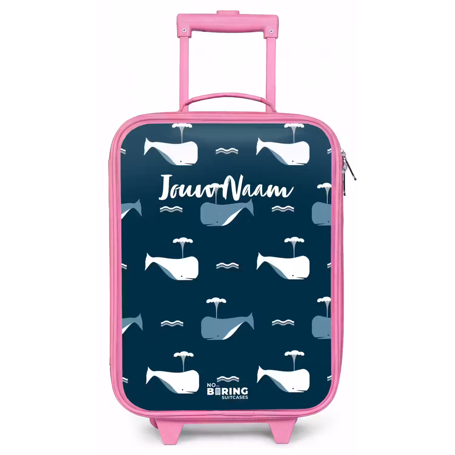 Walvisweelde Kinderkoffer - Roze klein -zz3dotto