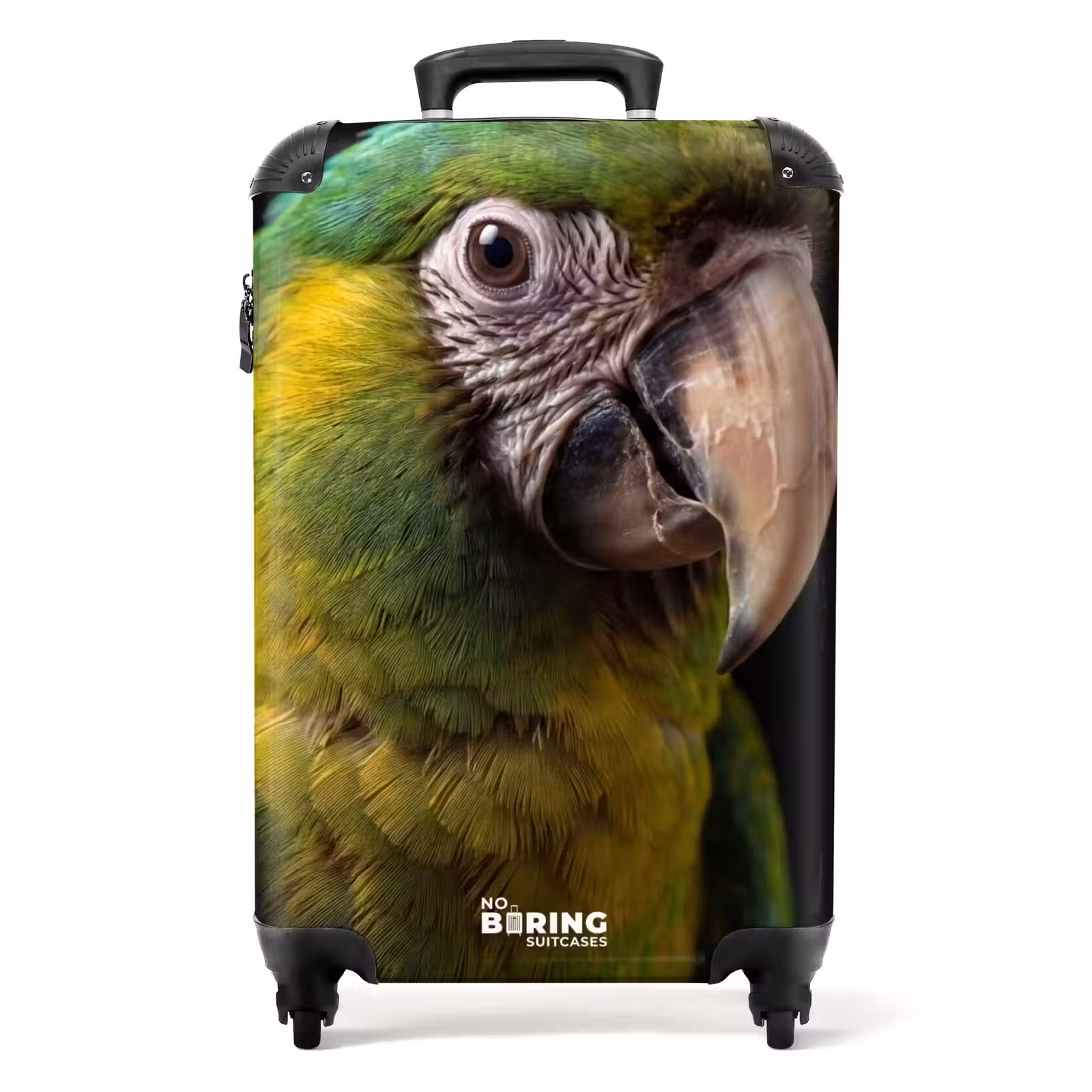 Koffer - Ara - Portret - Groen - Ara - Portret - Groen NBS - Handbagage koffer - Volwassenen Unisex middel