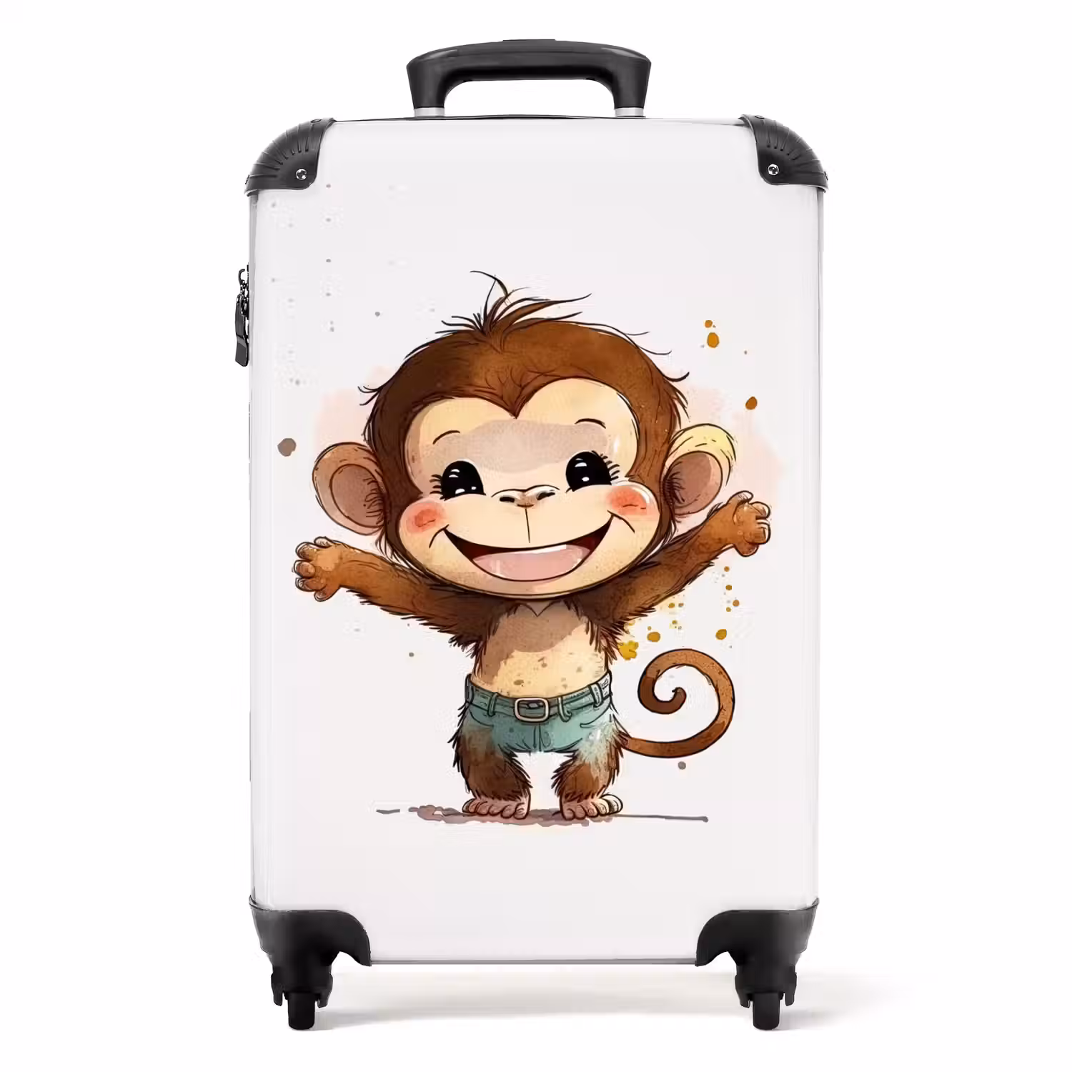 Arie aapje NBS - Handbagage koffer - Unisex middel -productfoto_recht