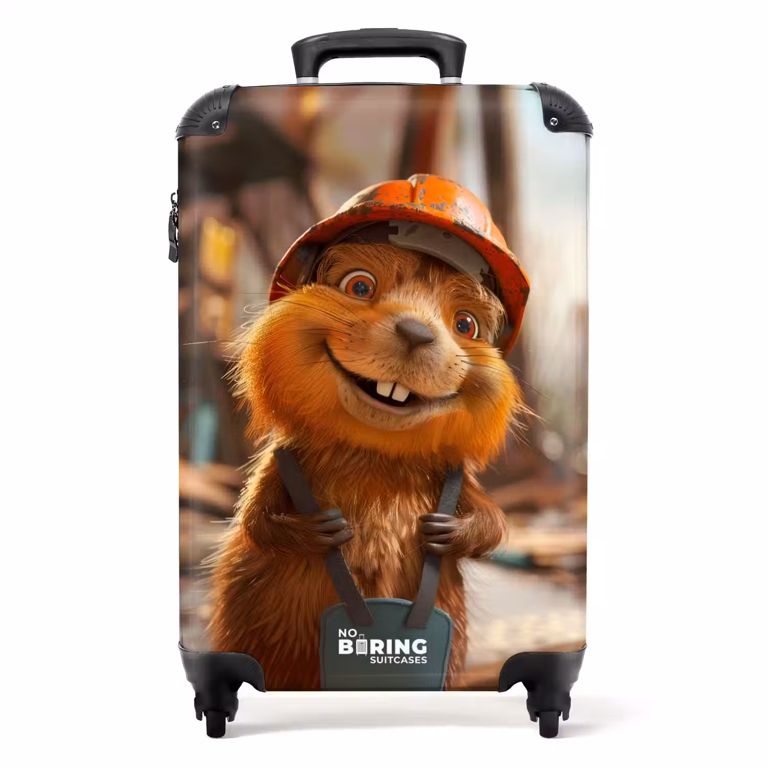 Bertus Bouwbever NBS - Handbagage koffer - Unisex middel -productfoto_recht