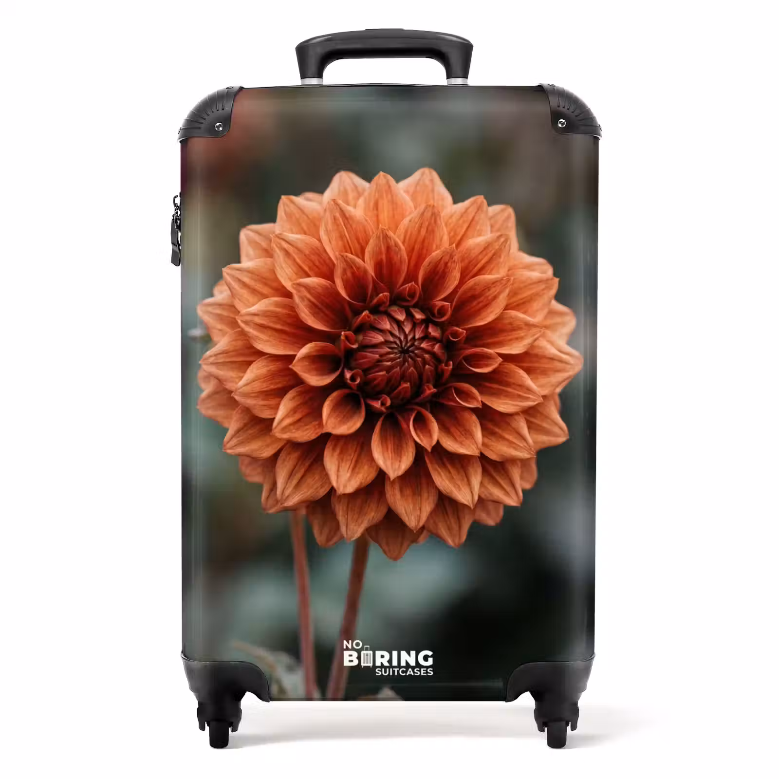 Koffer - Dahlia - Bloem - Natuur - Sfeervol - Dahlia - Bloem - Natuur - Sfeervol NBS - Handbagage koffer - Volwassenen Unisex middel