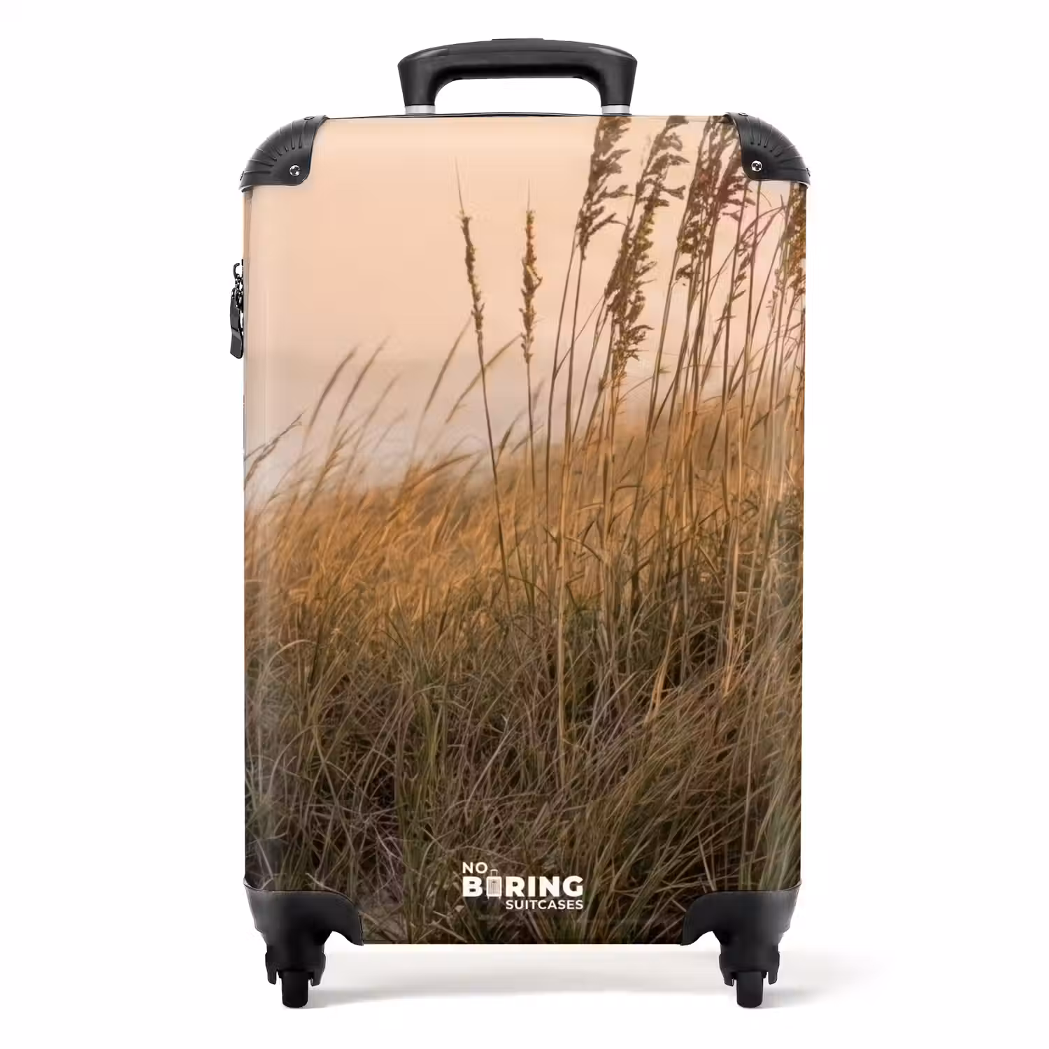 Duinlandschap - Zonsondergang - Strand NBS - Handbagage koffer - Volwassenen Unisex middel -productfoto_recht