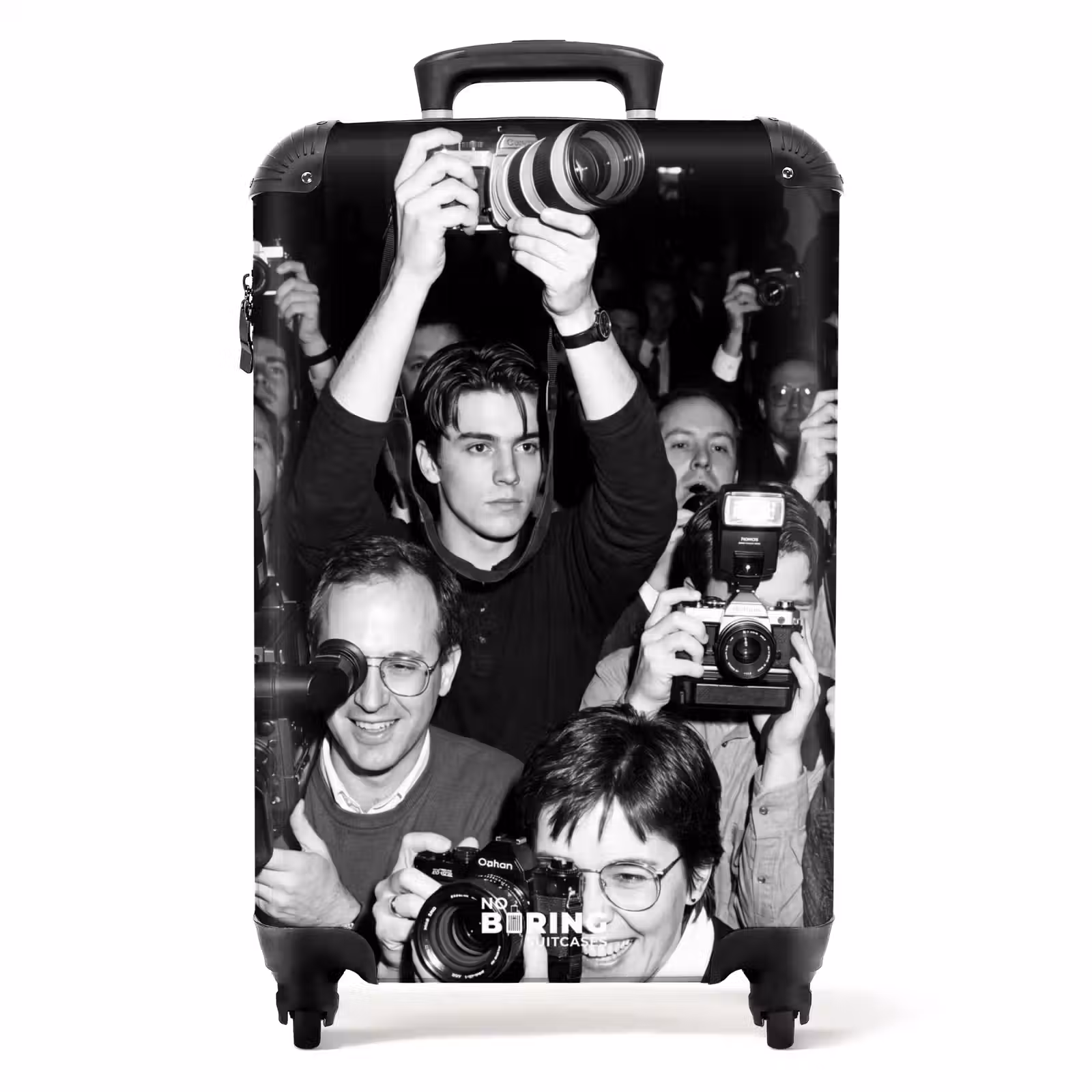 Koffer - Fotografen - Menigte - Flitsers - Journalistiek - Fotografen - Menigte - Flitsers - Journalistiek NBS - Handbagage koffer - Volwassenen Unisex middel