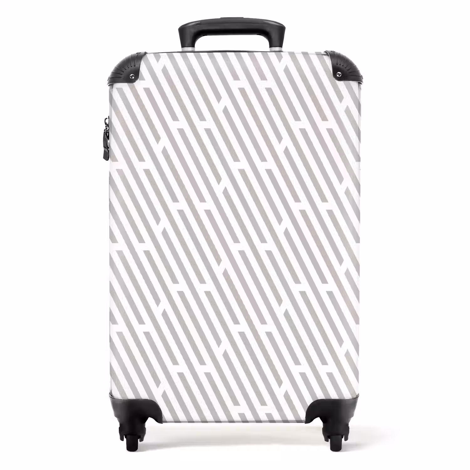 Grafisch - Patroon - Modern NBS - Handbagage koffer - Kinderen Unisex middel 644 -productfoto_recht