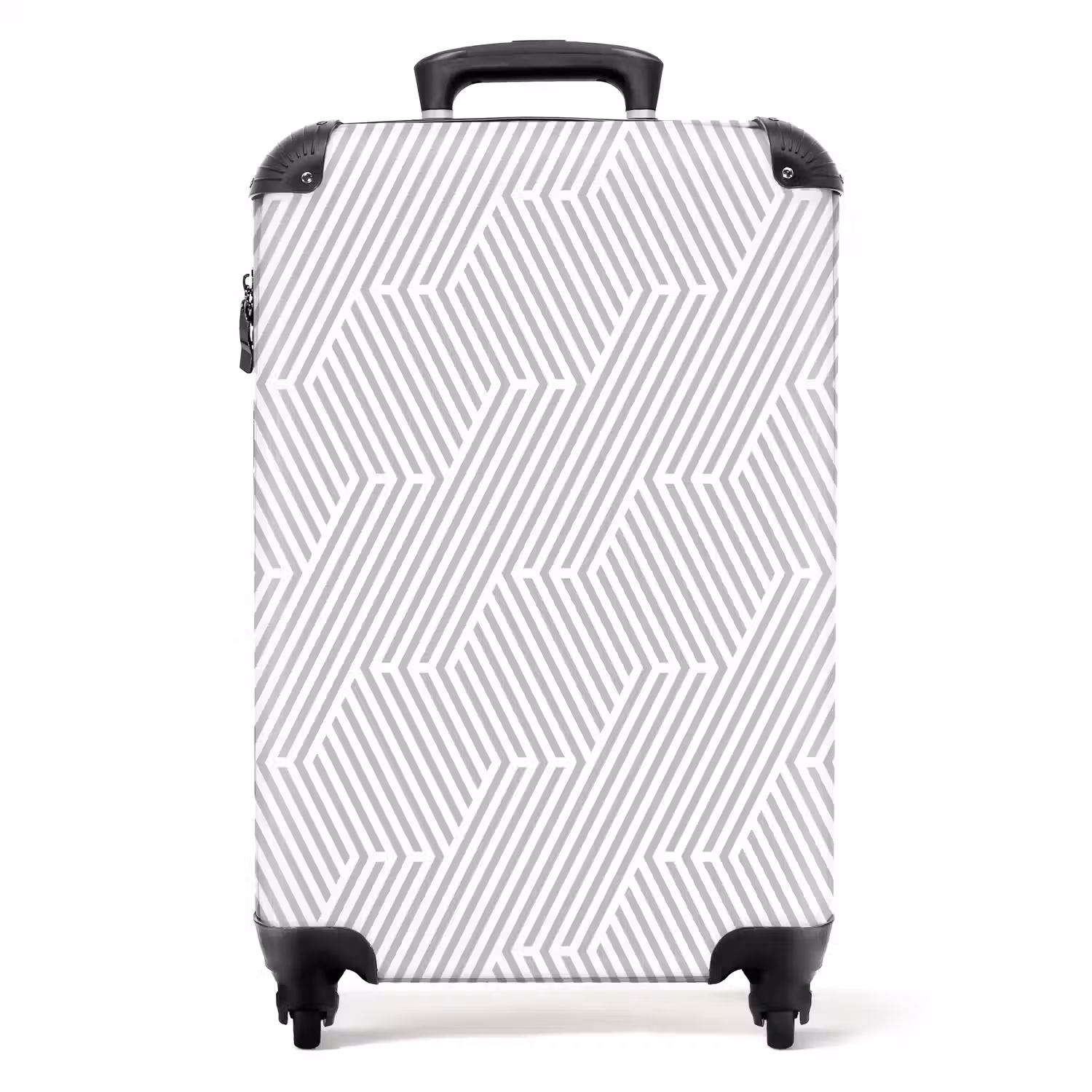 Grafisch - Patroon - Modern - Geometrisch NBS - Handbagage koffer - Kinderen Unisex middel 644 -productfoto_recht