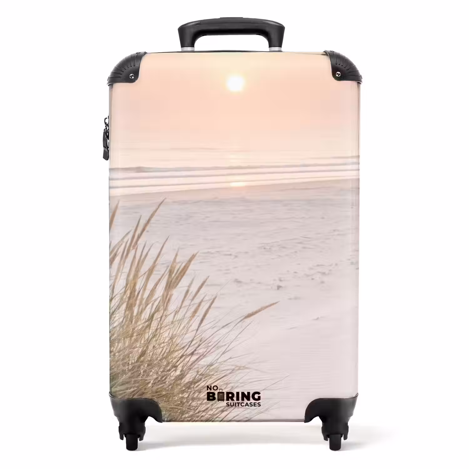 Horizon - Duinlandschap - Zand NBS - Handbagage koffer - Volwassenen Unisex middel -productfoto_recht