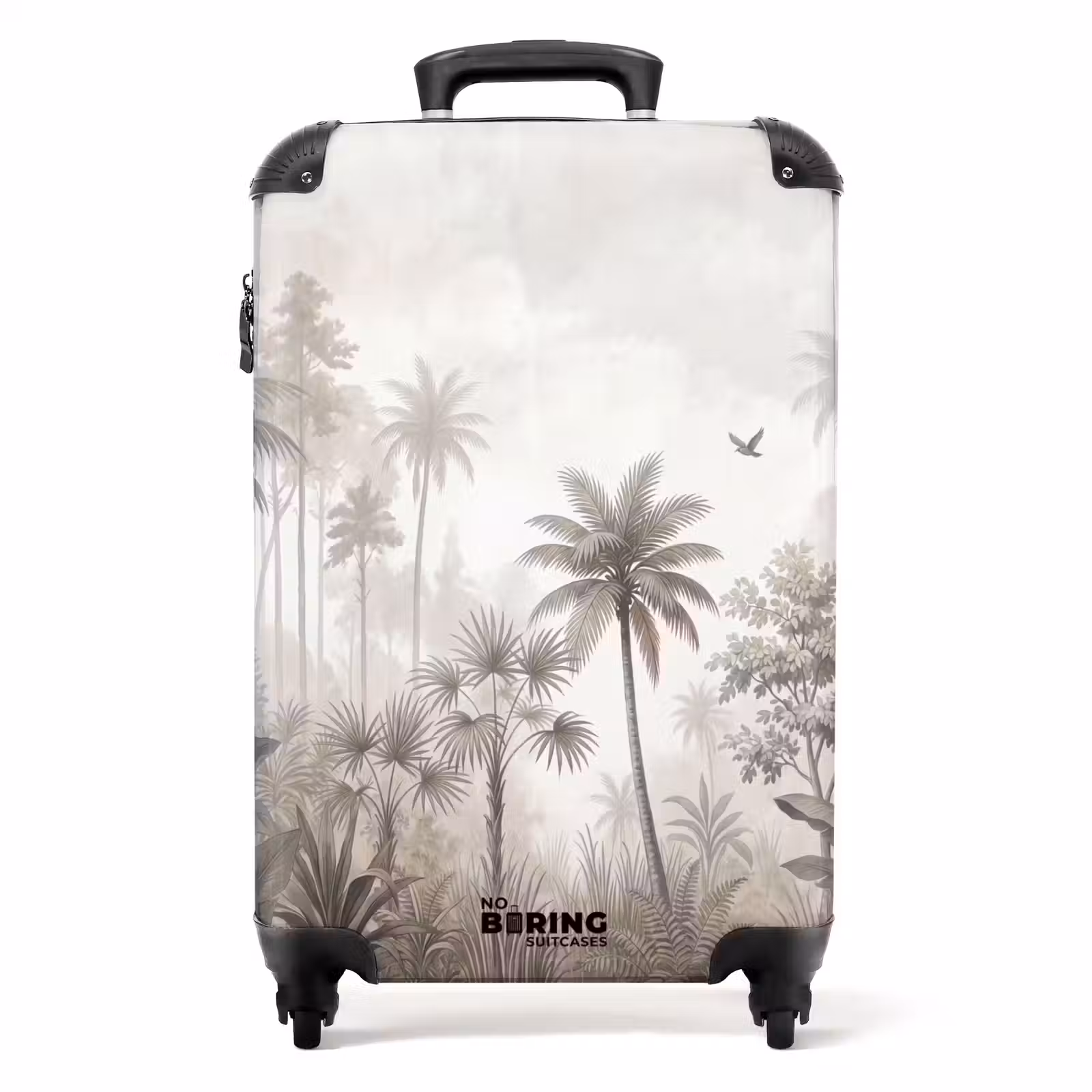 Koffer - Jungle - Palmbomen - Natuur - Jungle - Palmbomen - Natuur NBS - Handbagage koffer - Volwassenen Unisex middel