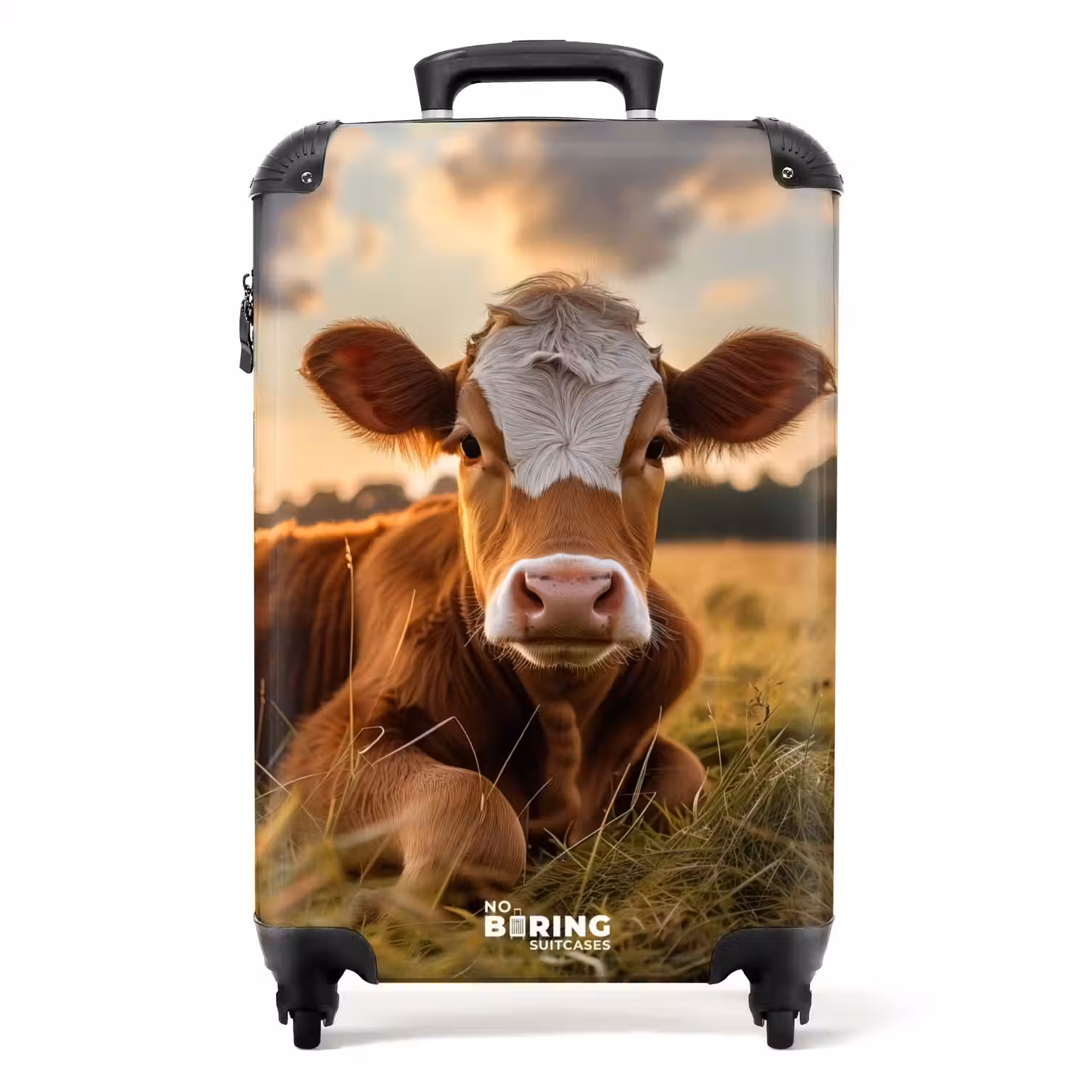 Koe in weiland NBS - Handbagage koffer - Unisex middel -productfoto_recht