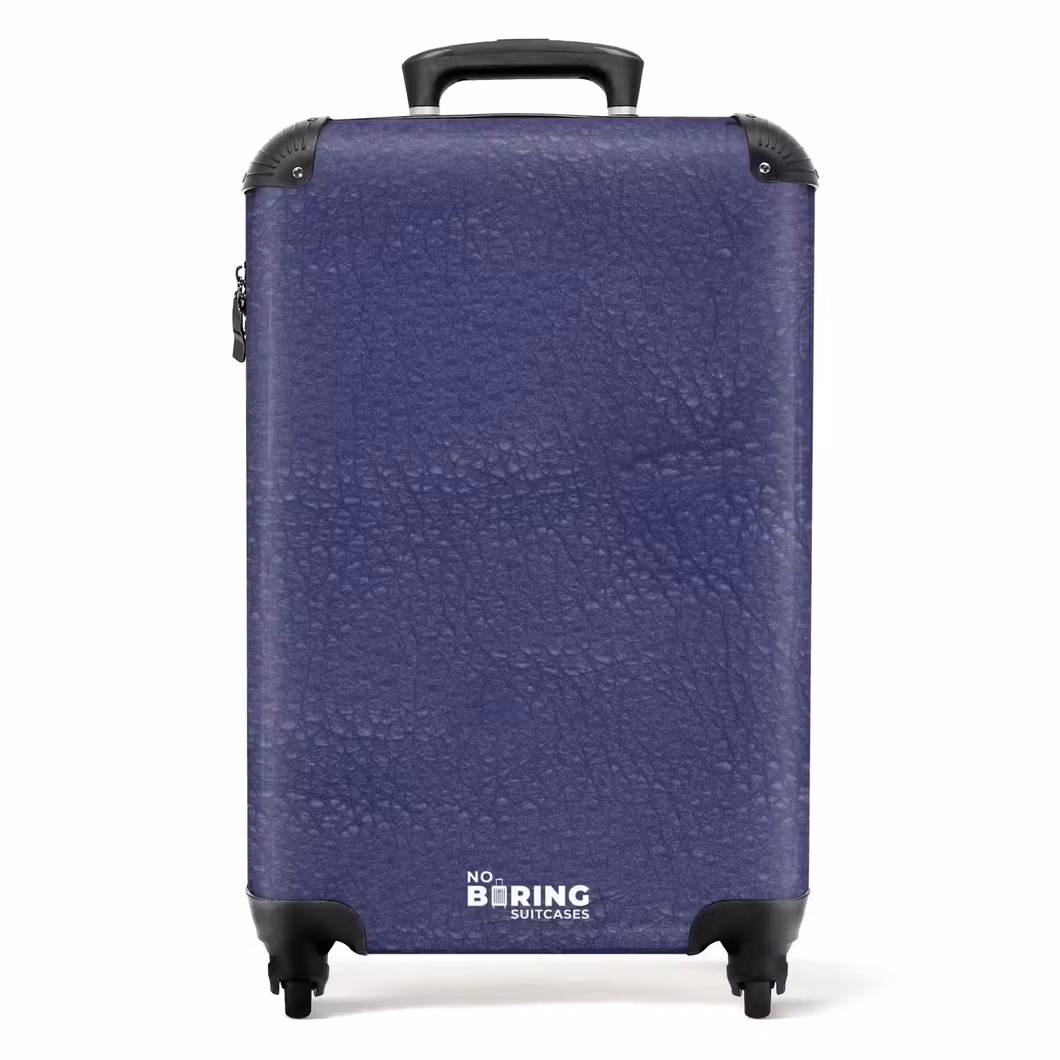 Lederen look lavendel paars NBS - Handbagage koffer - Volwassenen Unisex middel -productfoto_recht