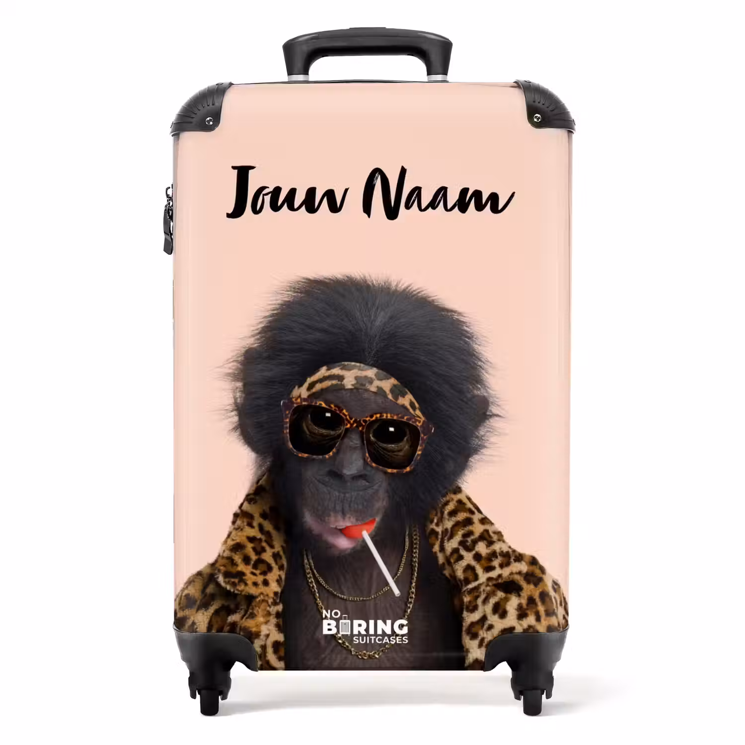 Aap met Loly NBS - Handbagage koffer - Kinderen Unisex middel -productfoto_recht
