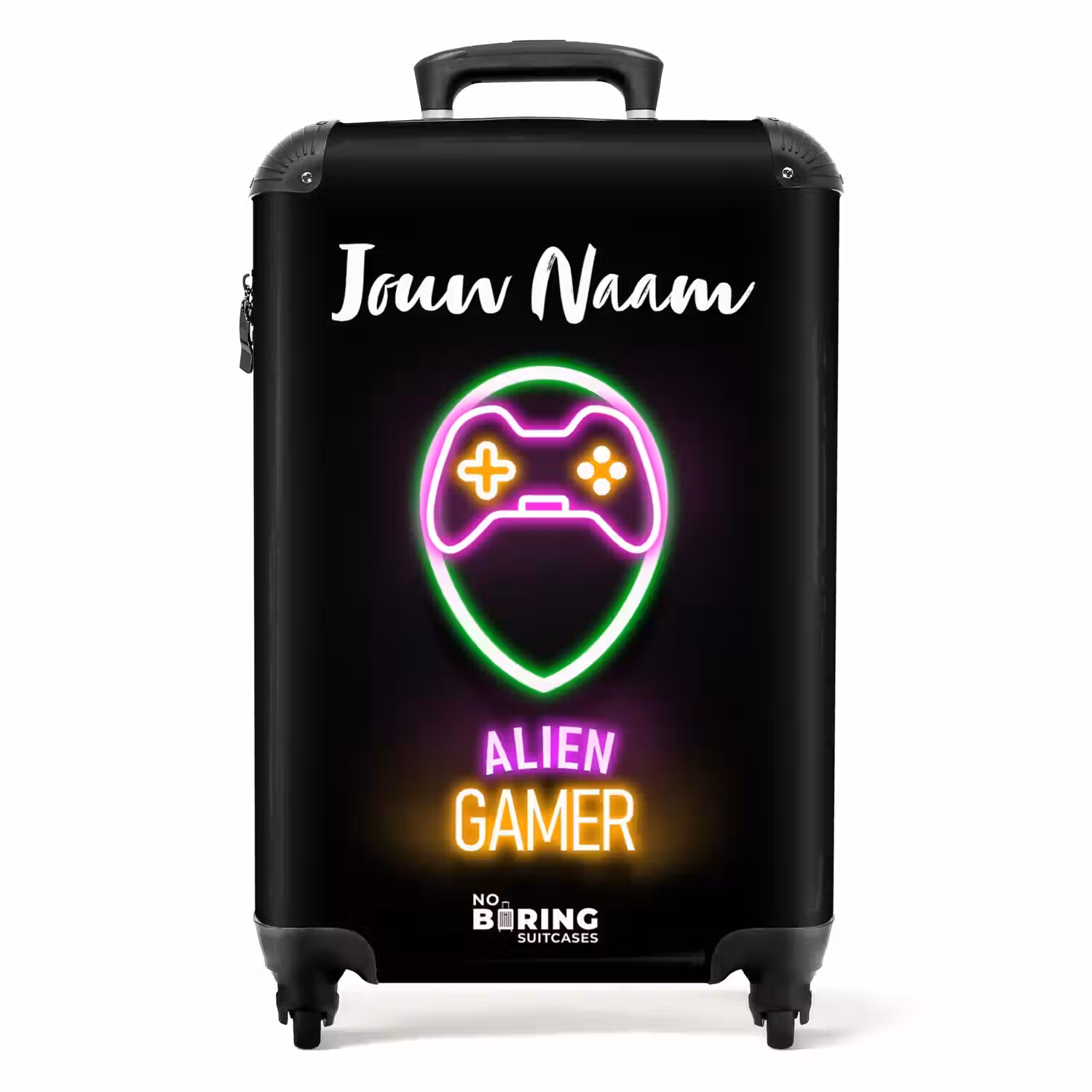 Alien Gamer NBS - Handbagage koffer - Kinderen Unisex middel -productfoto_recht