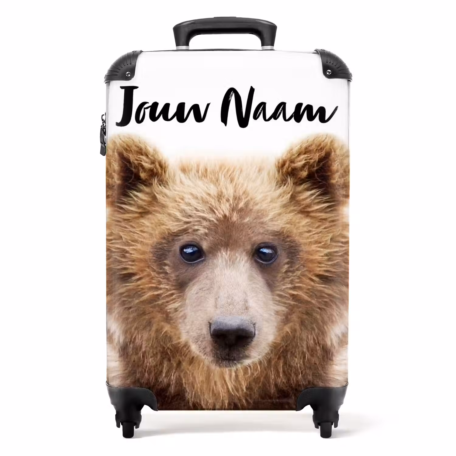 Bennie Beer NBS - Handbagage koffer - Kinderen Unisex middel -productfoto_recht