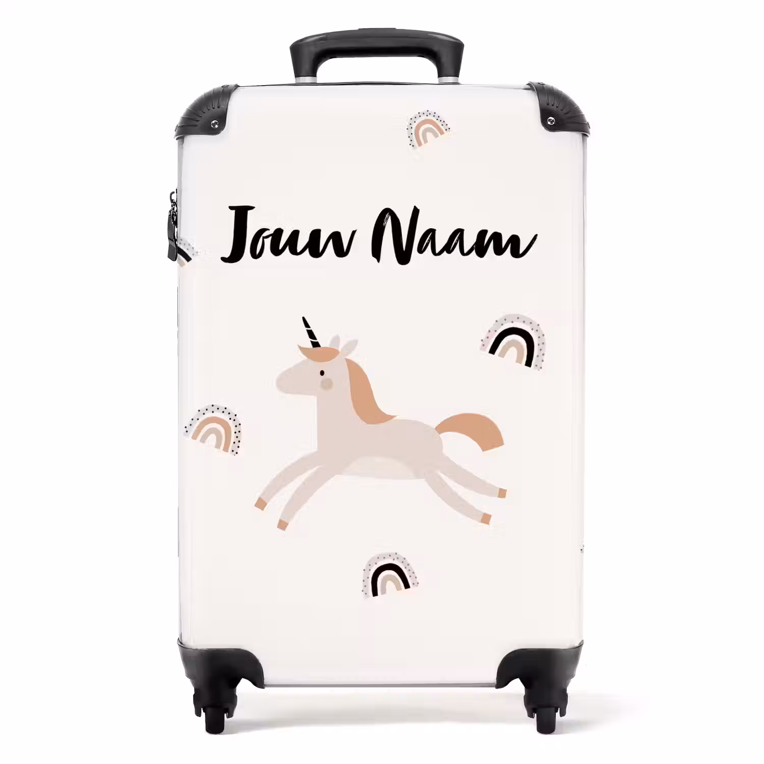 Eenhoorn Dromen NBS - Handbagage koffer - Kinderen Unisex middel -productfoto_recht