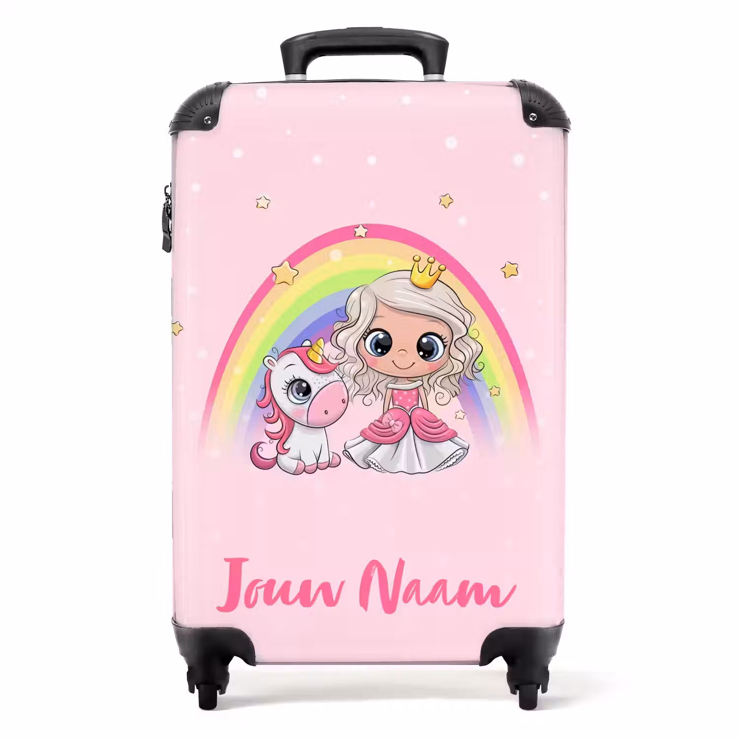 Eva eenhoornprinses NBS - Handbagage koffer - Kinderen Unisex middel -productfoto_recht