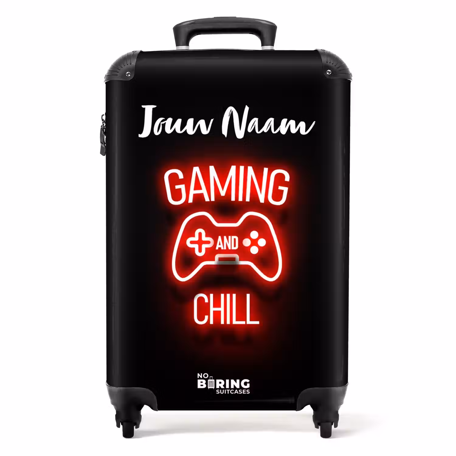Gaming and Chill NBS - Handbagage koffer - Kinderen Unisex middel -productfoto_recht
