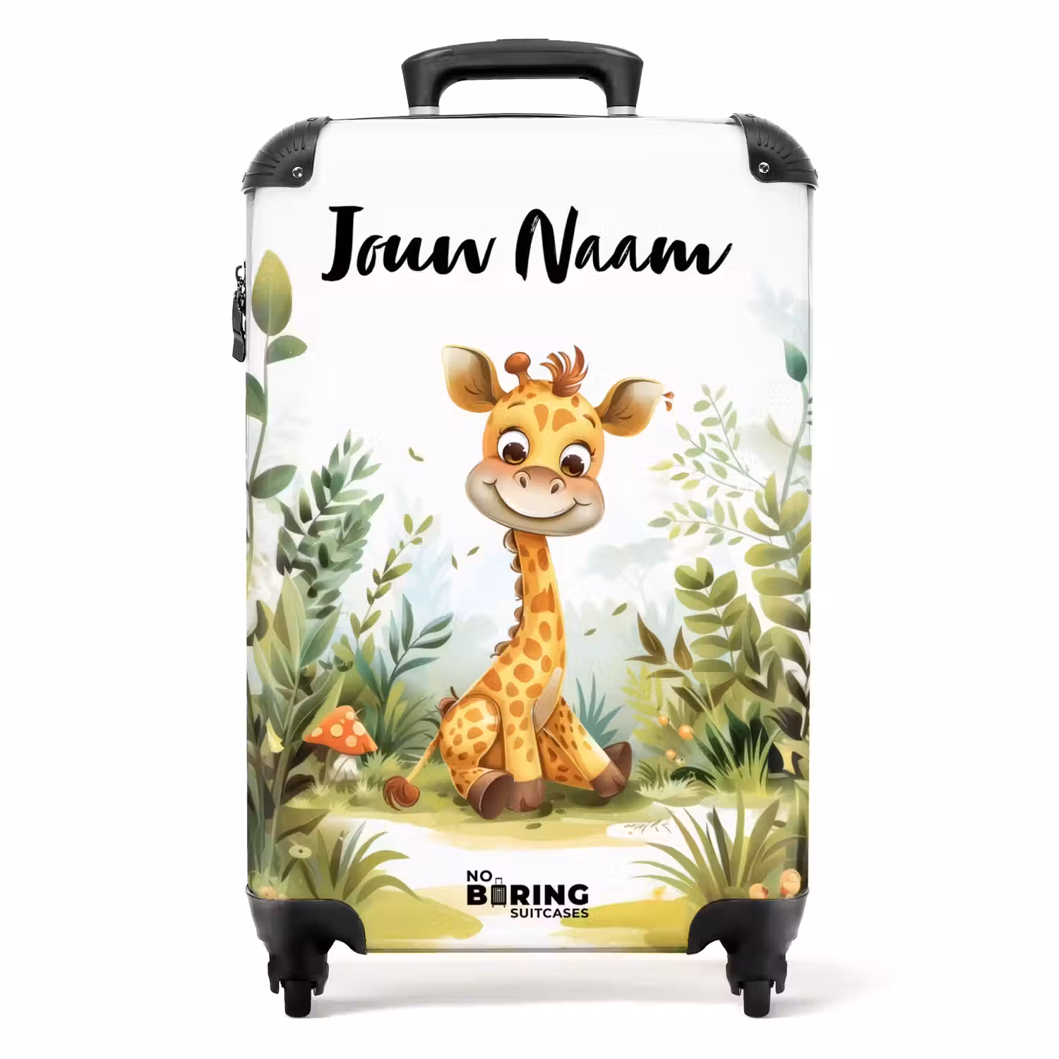 Guusje giraf NBS - Handbagage koffer - Kinderen Unisex middel -productfoto_recht