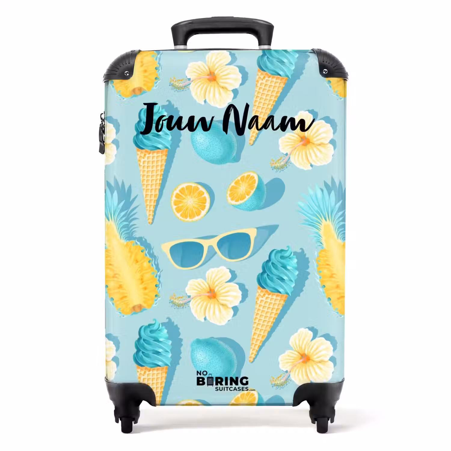 Ibiza icecream NBS - Handbagage koffer - Kinderen Unisex middel -productfoto_recht