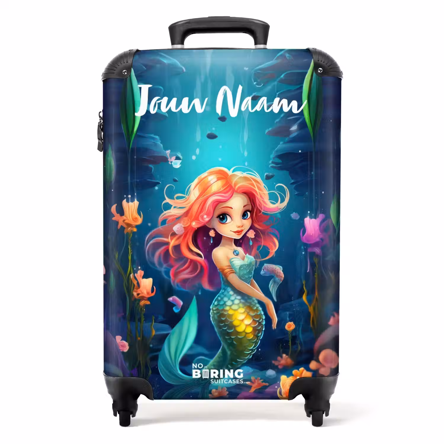 Koraal koningin NBS - Handbagage koffer - Kinderen Unisex middel -productfoto_recht