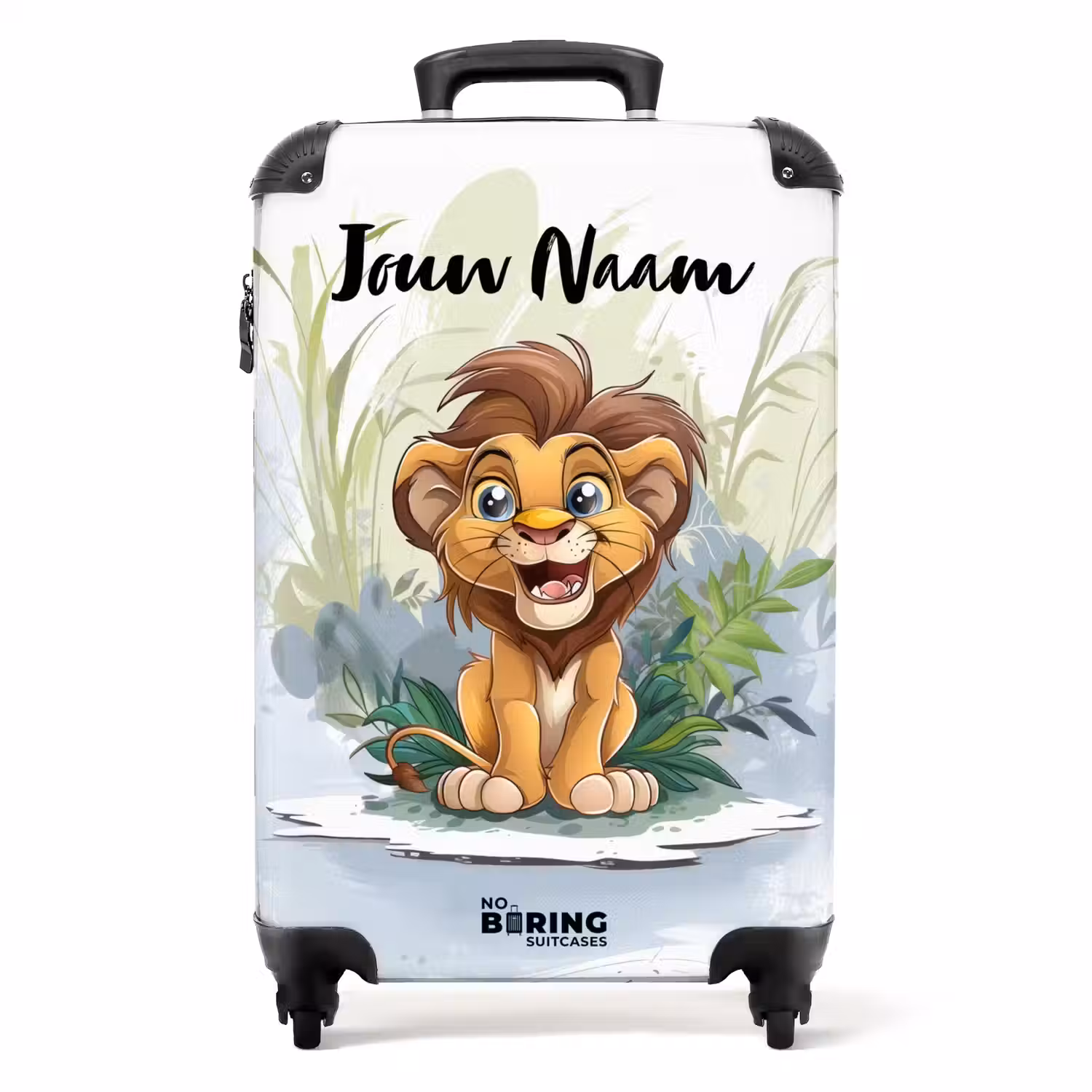 Lenny leeuwtje NBS - Handbagage koffer - Kinderen Unisex middel -productfoto_recht