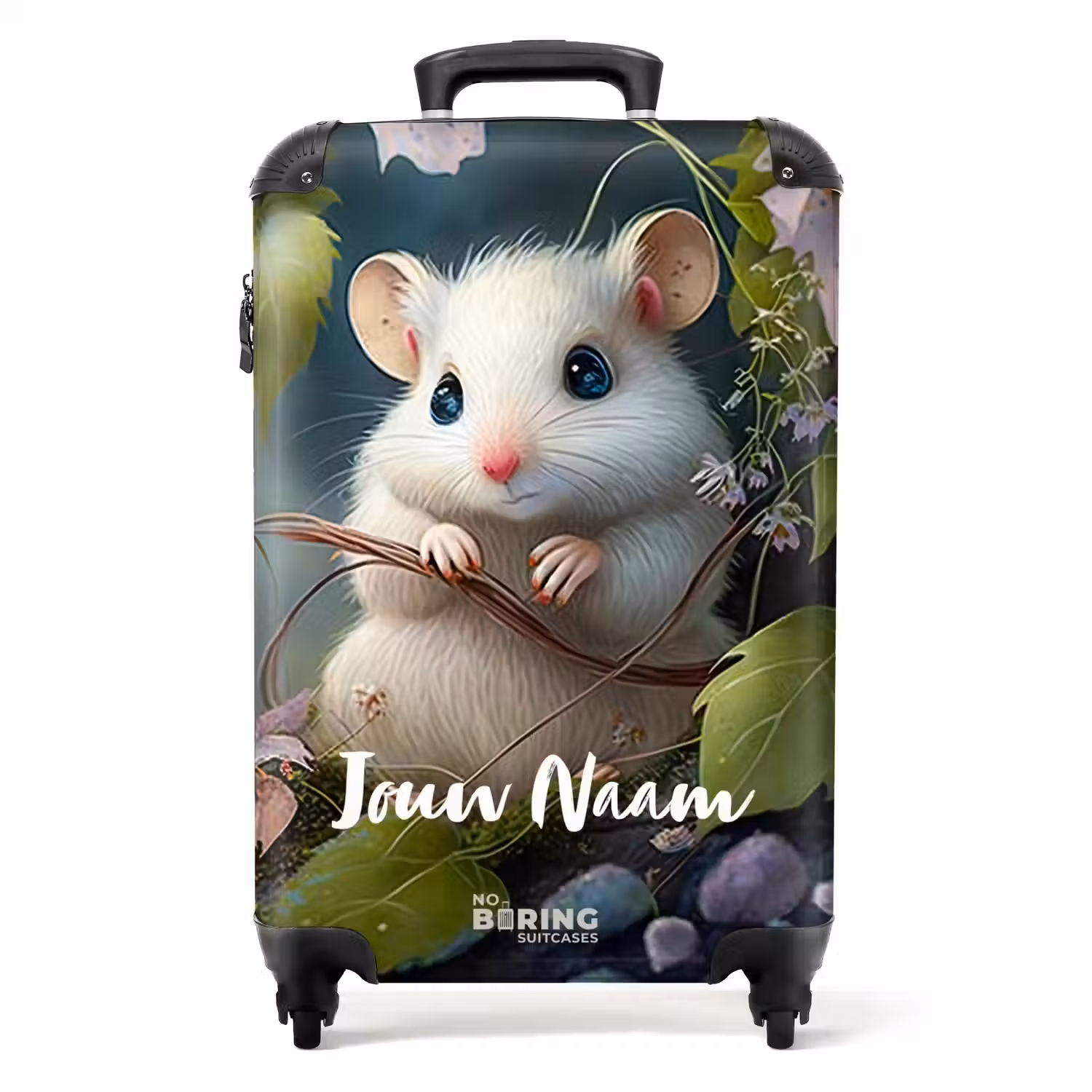 Muffin Muisje NBS - Handbagage koffer - Kinderen Unisex middel -productfoto_recht
