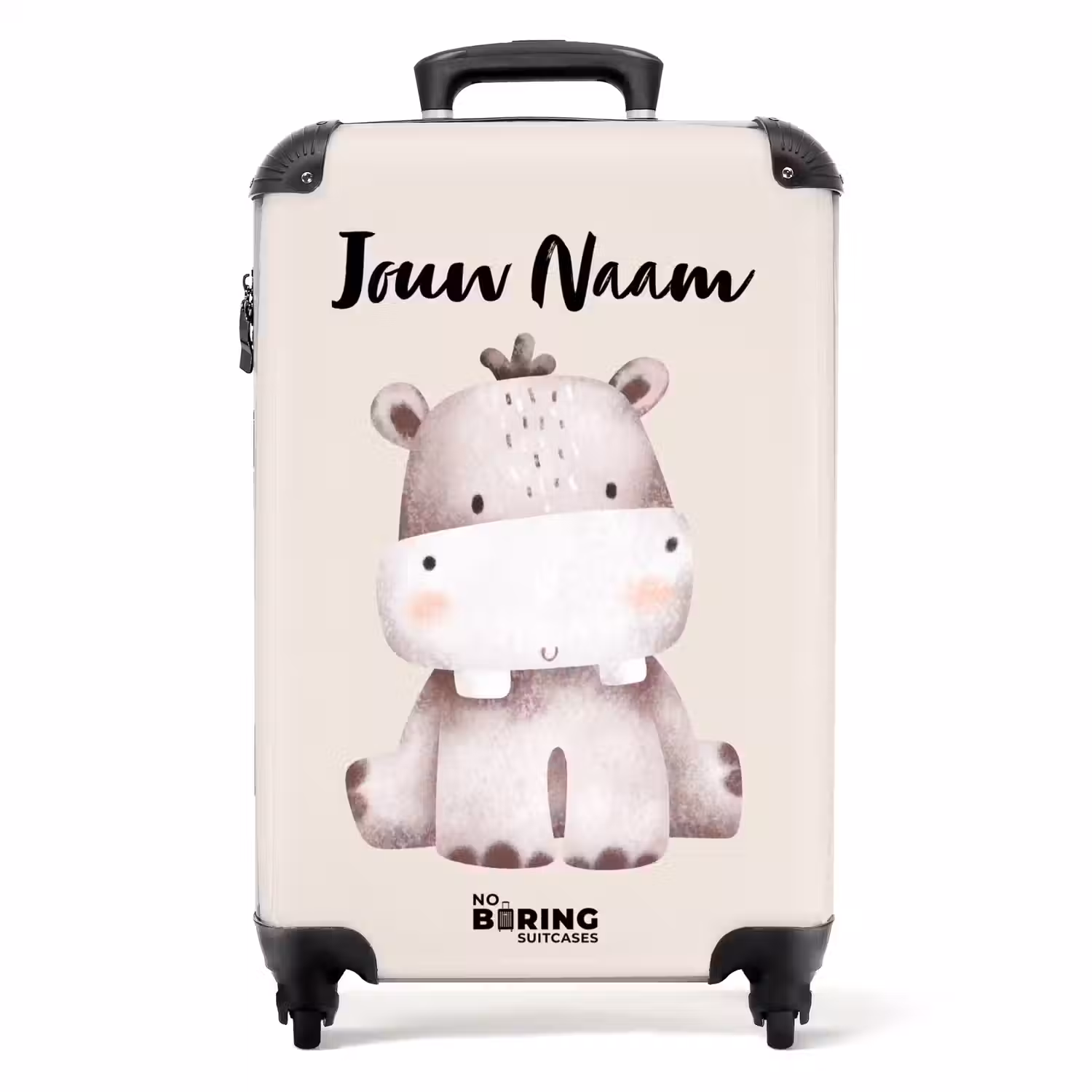 Nigel Nijlpaard NBS - Handbagage koffer - Kinderen Unisex middel -productfoto_recht