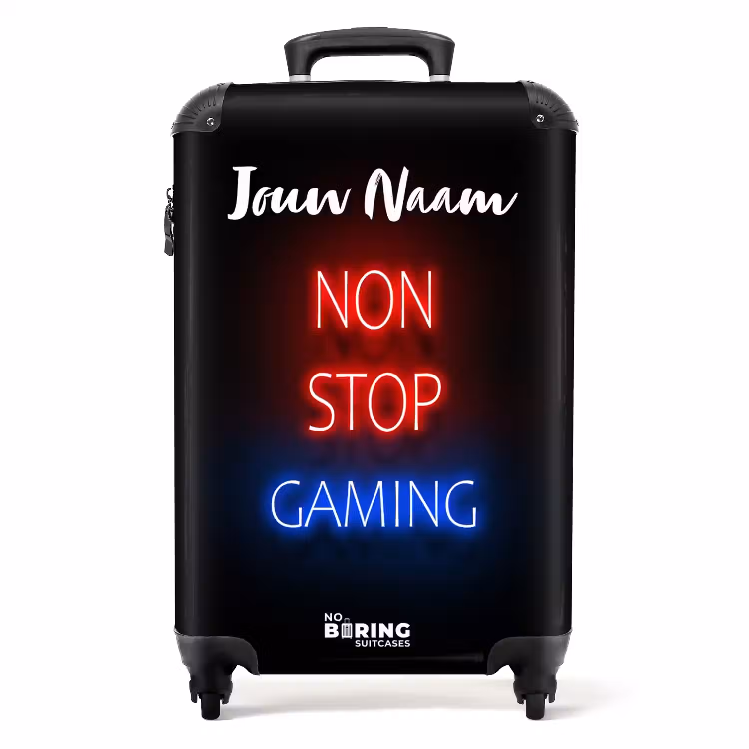 Non Stop Gaming NBS - Handbagage koffer - Kinderen Unisex middel -productfoto_recht