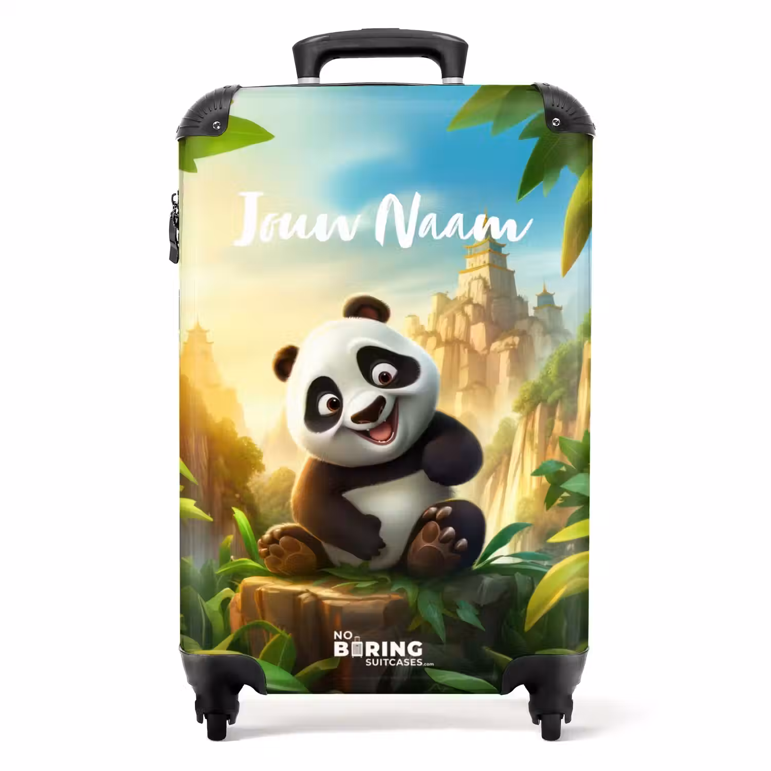 Peter Panda NBS - Handbagage koffer - Kinderen Unisex middel -productfoto_recht