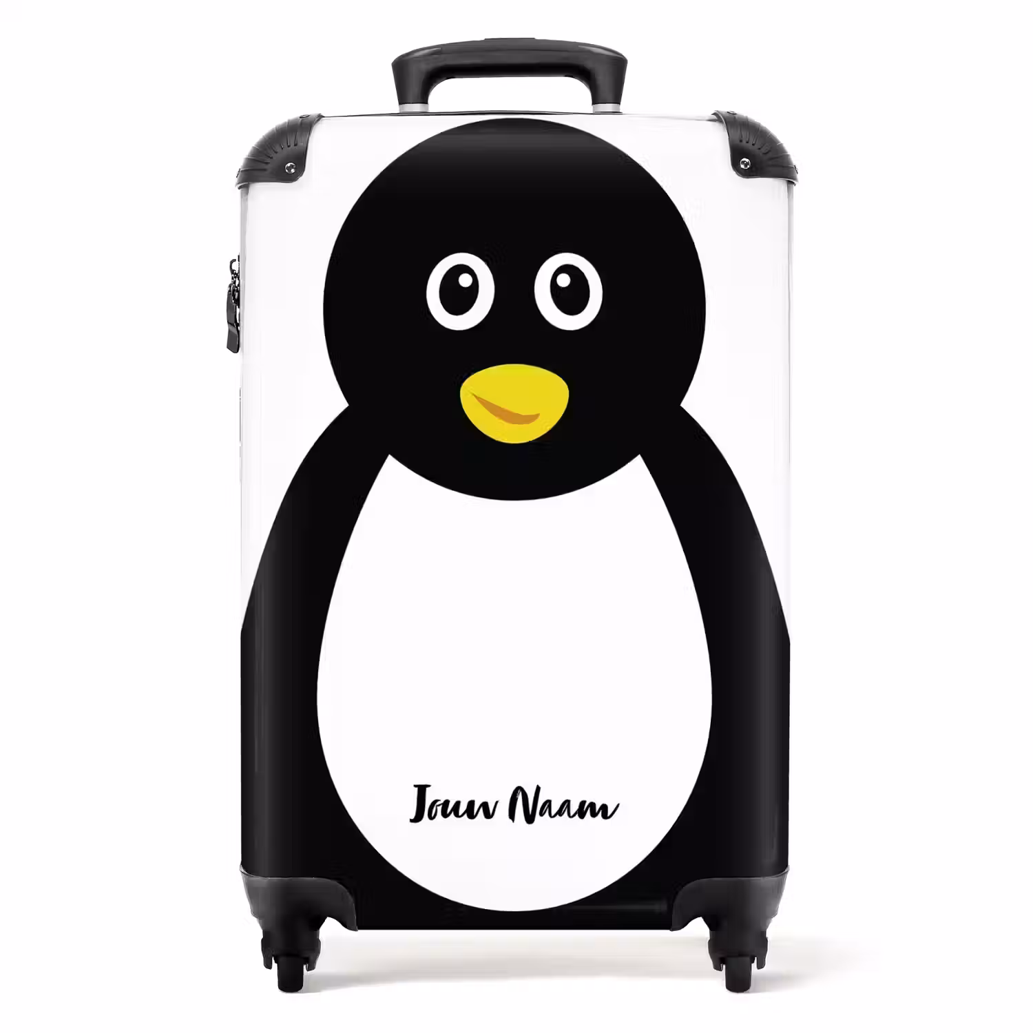Pim pinguïn NBS - Handbagage koffer - Kinderen Unisex middel -productfoto_recht