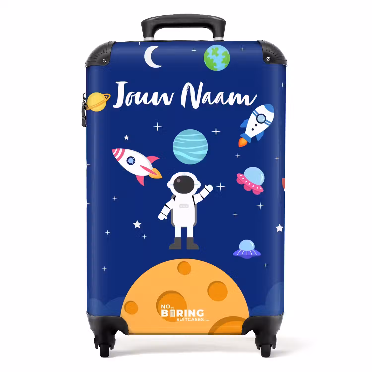 Raketspeurder NBS - Handbagage koffer - Kinderen Unisex middel -productfoto_recht
