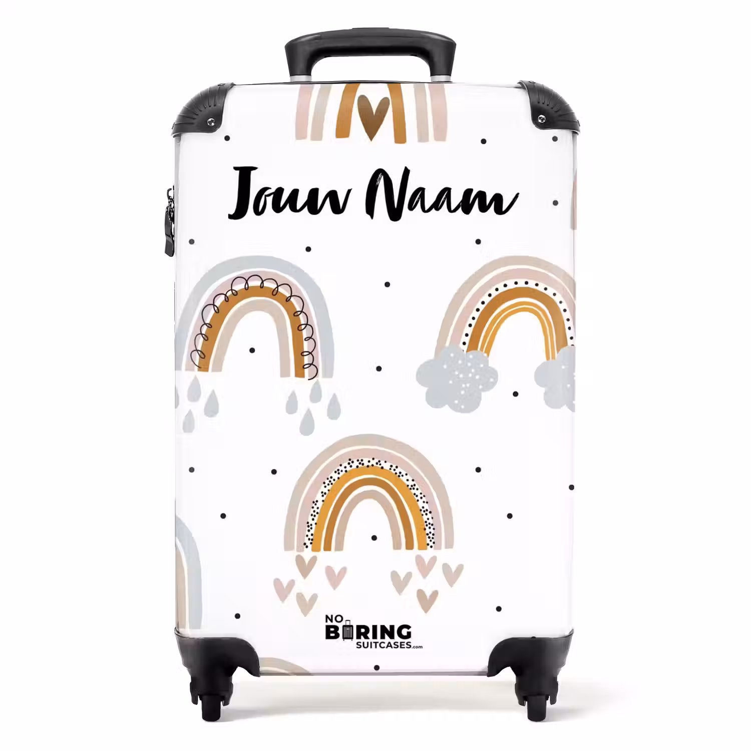 Regenboogregen NBS - Handbagage koffer - Kinderen Unisex middel -productfoto_recht