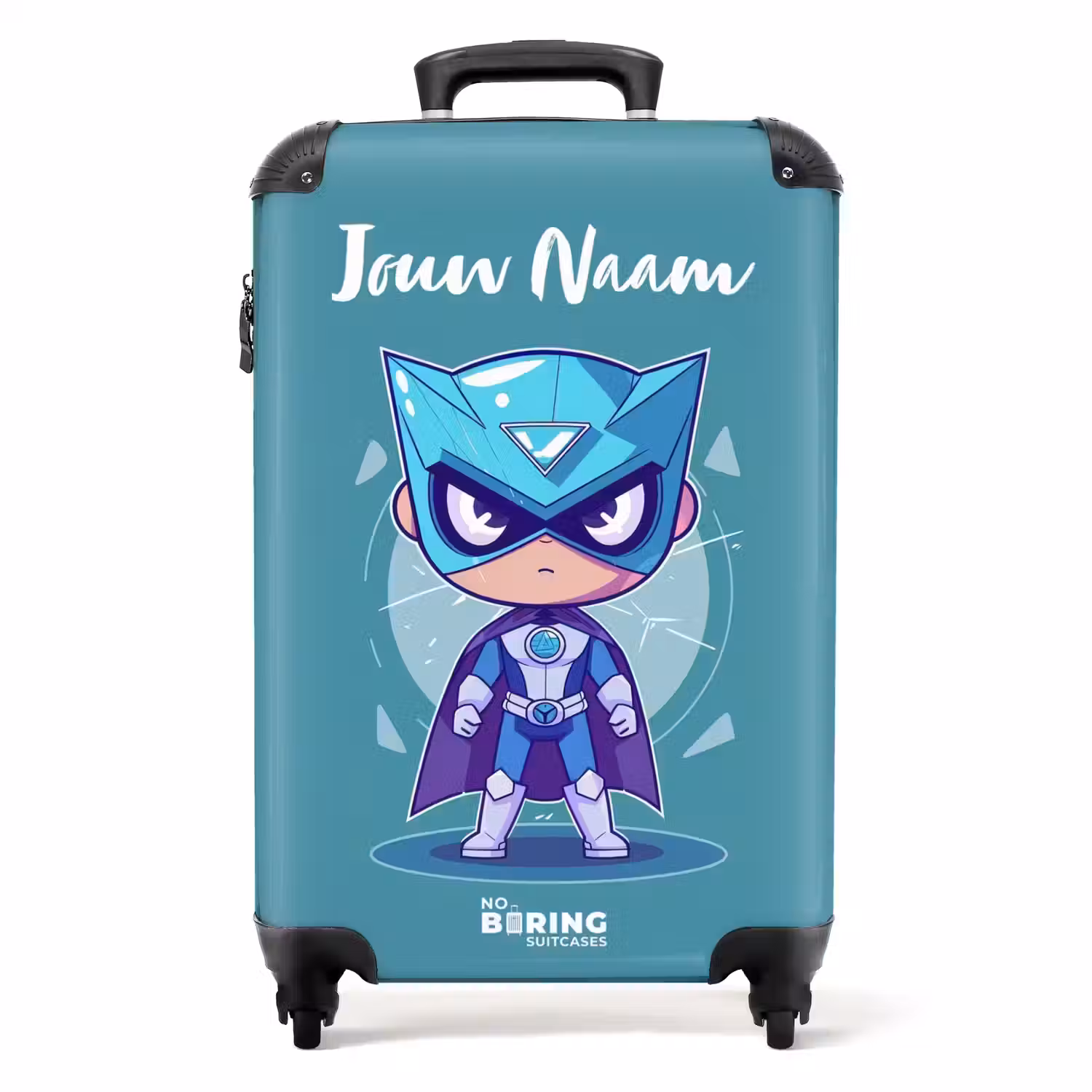 Turquoise tornado NBS - Handbagage koffer - Kinderen Unisex middel -productfoto_recht