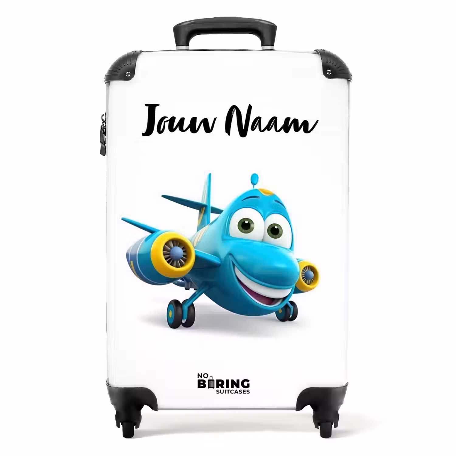 Vincent vliegtuig NBS - Handbagage koffer - Kinderen Unisex middel -productfoto_recht
