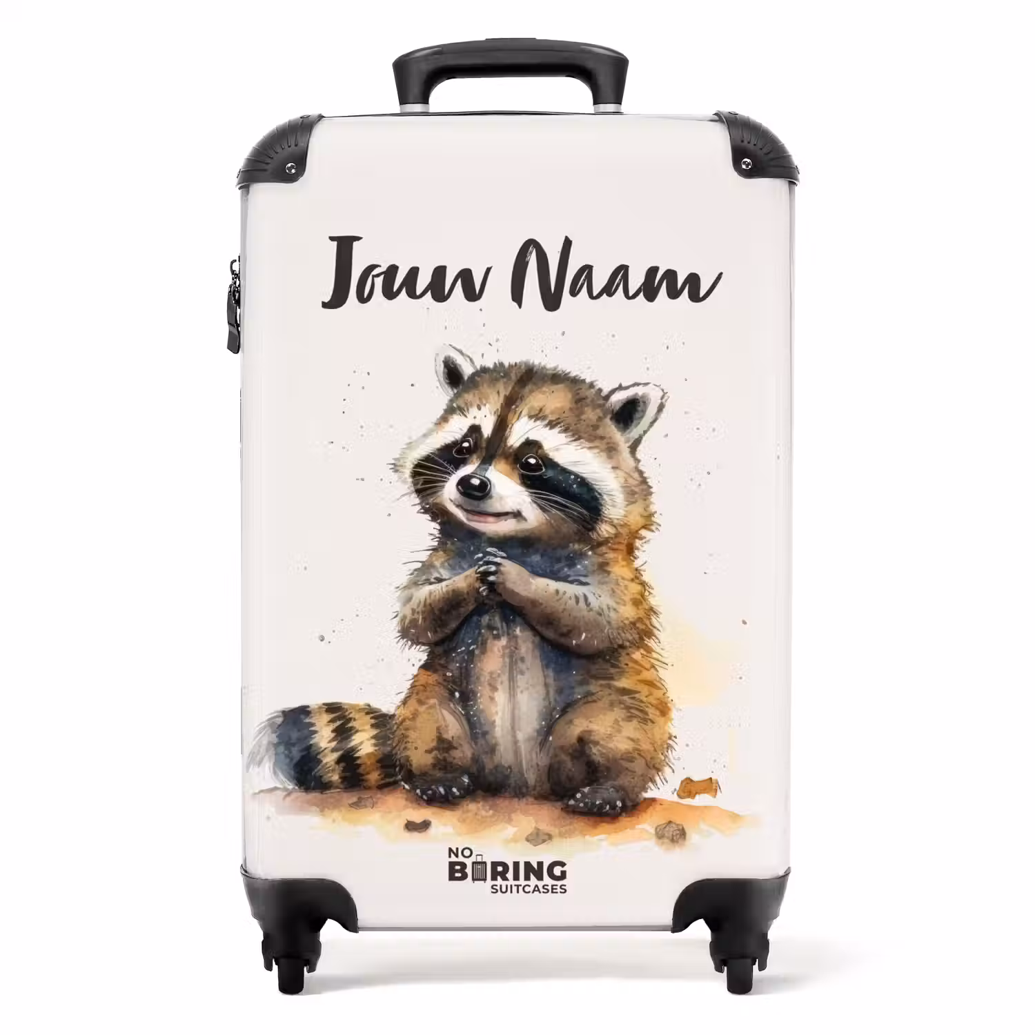 Waldo wasbeer NBS - Handbagage koffer - Kinderen Unisex middel -productfoto_recht