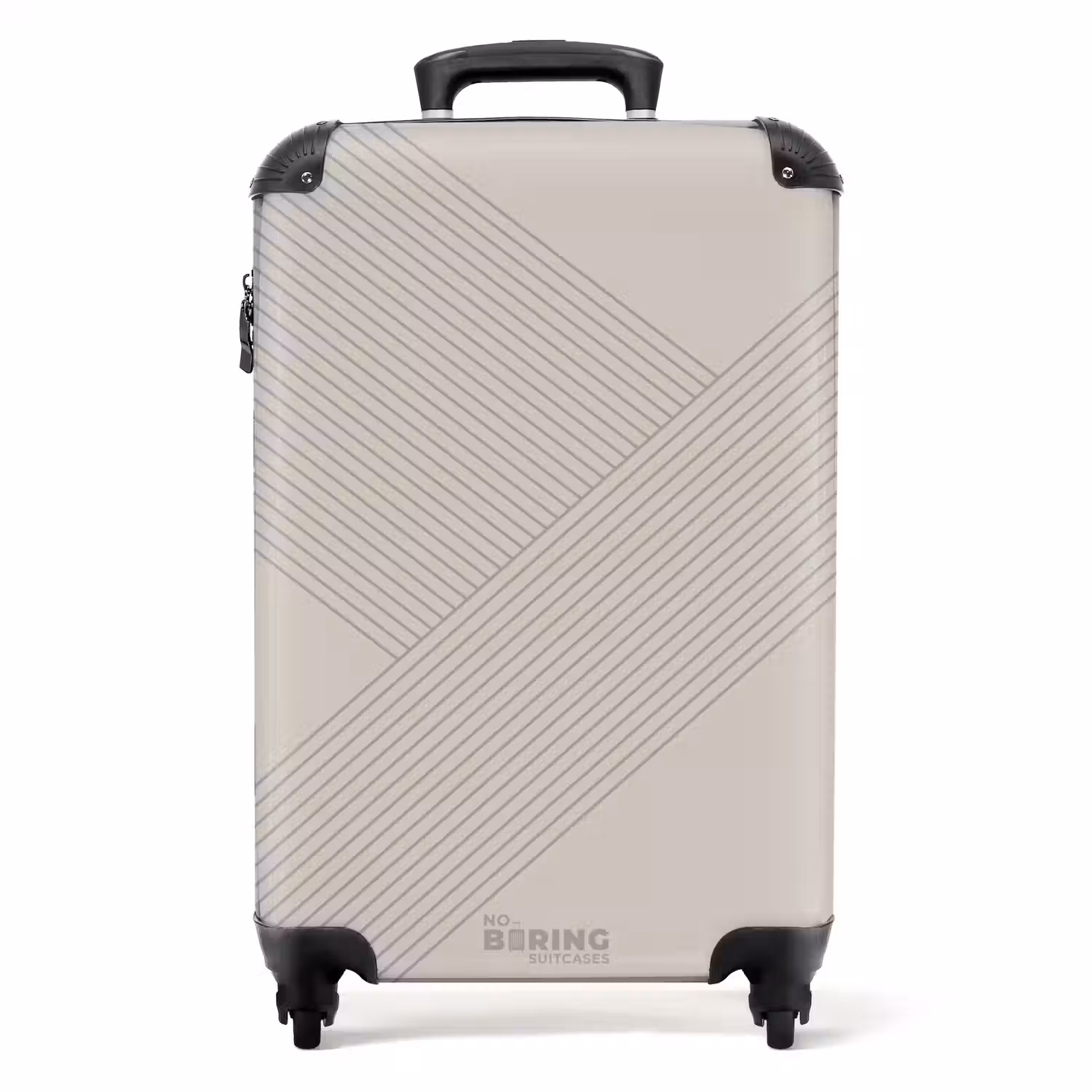 Minimal - Kruisende lijnen op NBS - Handbagage koffer - Unisex middel -productfoto_recht