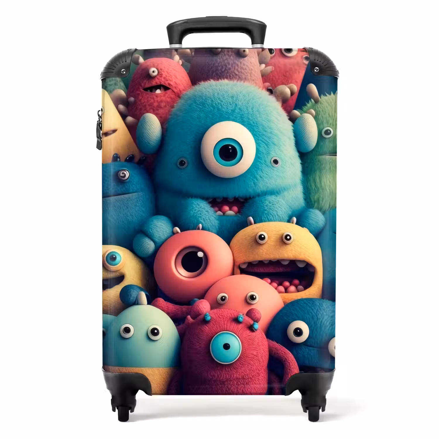 Monster Menigte NBS - Handbagage koffer - Unisex middel -productfoto_recht