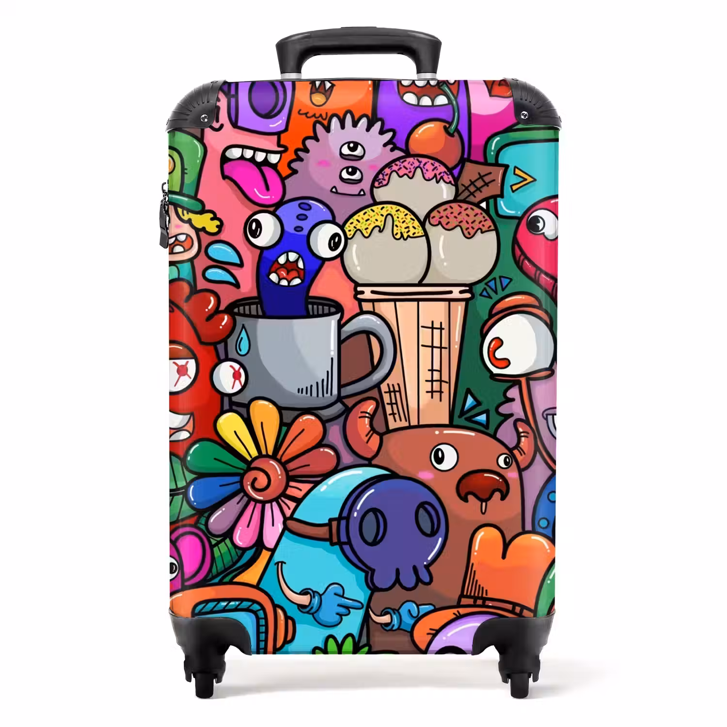 Monstervrienden Festijn NBS - Handbagage koffer - Unisex middel -productfoto_recht