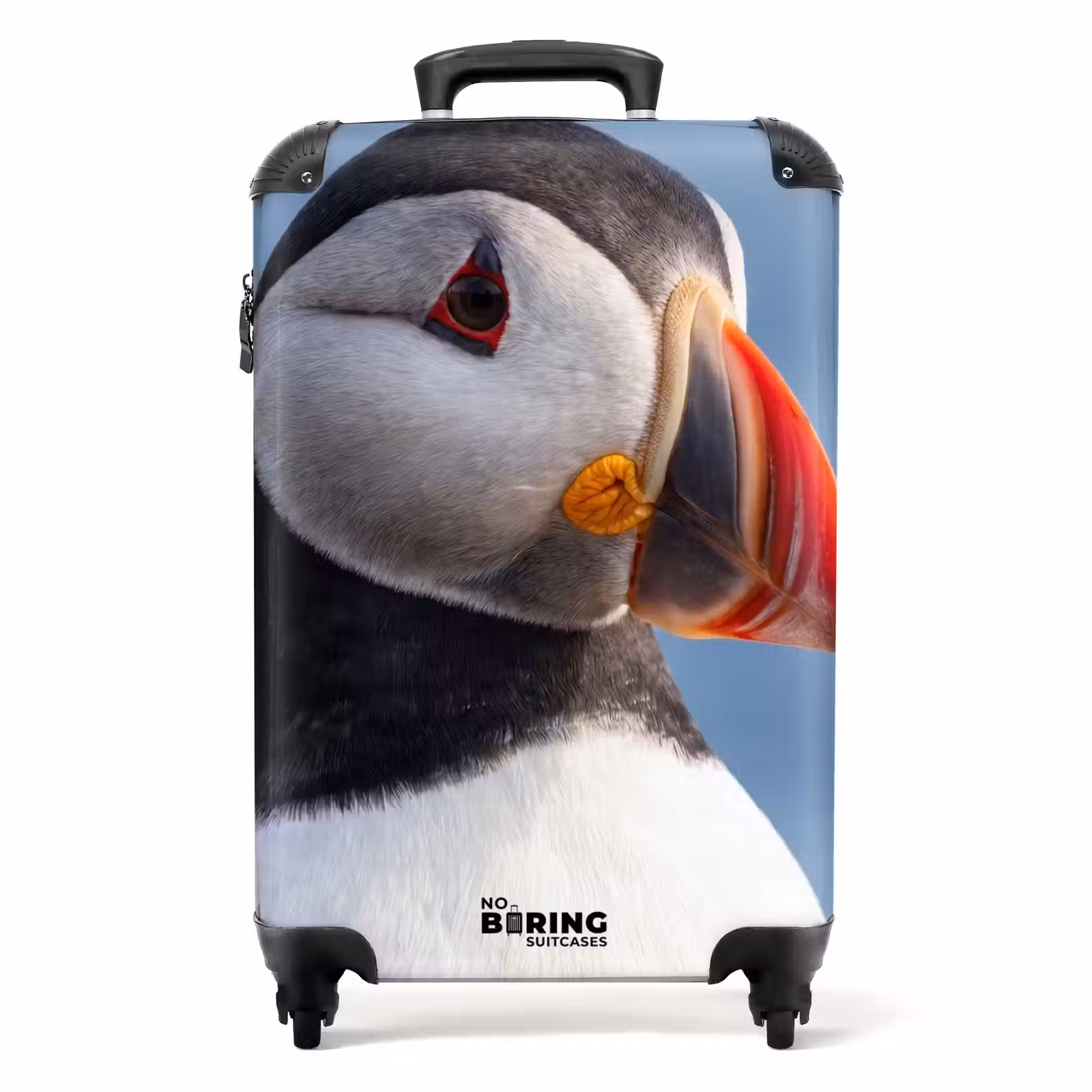 Koffer - Papegaaiduiker - Portret - Natuur - Papegaaiduiker - Portret - Natuur NBS - Handbagage koffer - Volwassenen Unisex middel