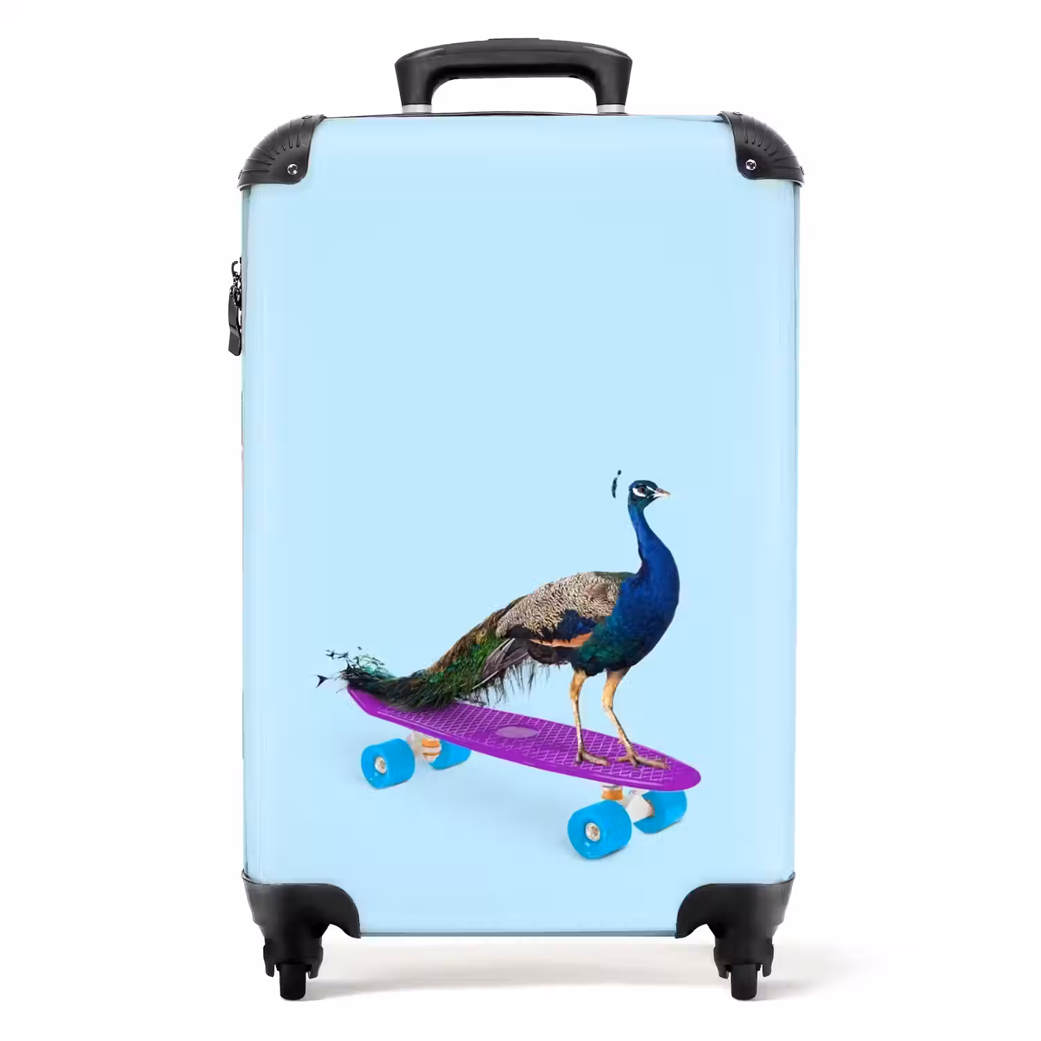 Passerende pauw NBS - Handbagage koffer - Unisex middel -productfoto_recht