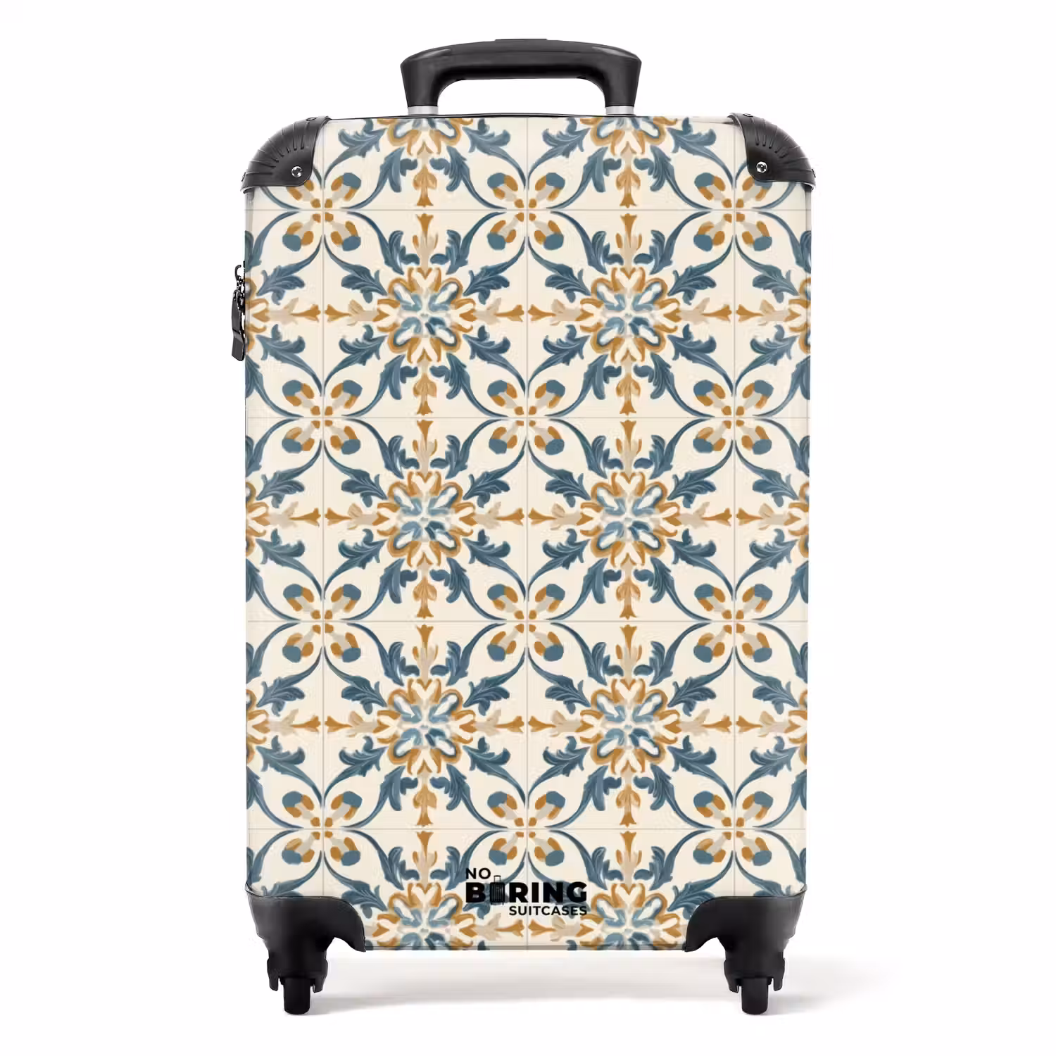 Patroon - Klassiek - Kleurrijk NBS - Handbagage koffer - Volwassenen Unisex middel -productfoto_recht