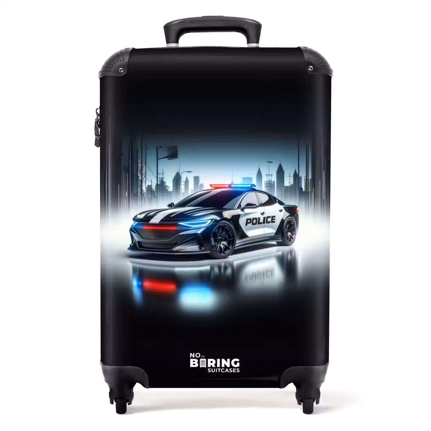 Politie powercar NBS - Handbagage koffer - Unisex middel -productfoto_recht
