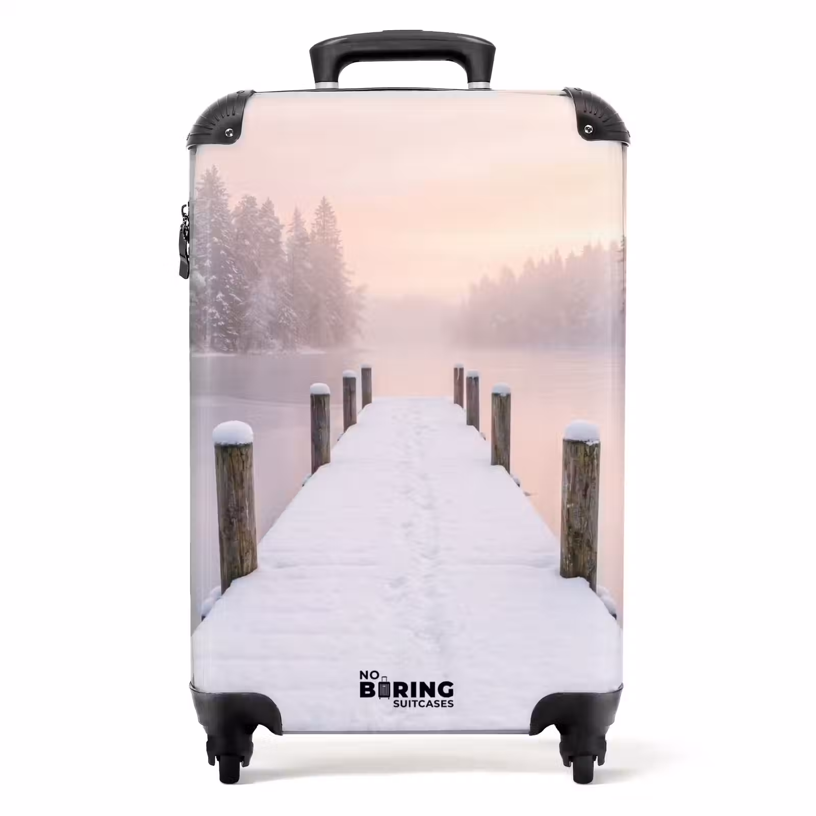 Koffer - Steiger - Meer - Mist - Winter - Serene - Steiger - Meer - Mist - Winter - Serene NBS - Handbagage koffer - Volwassenen Unisex middel