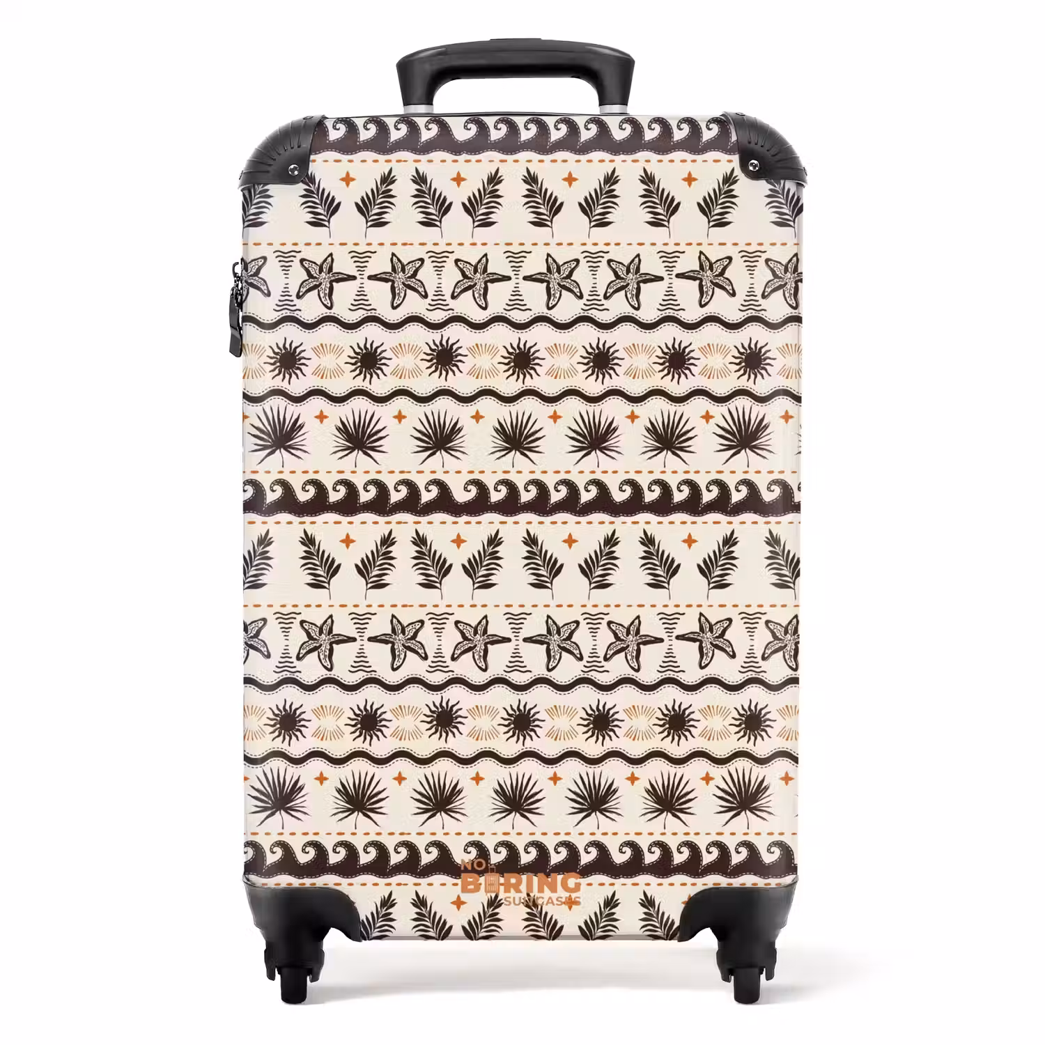 Strand en zee print NBS - Handbagage koffer - Volwassenen Unisex middel -productfoto_recht